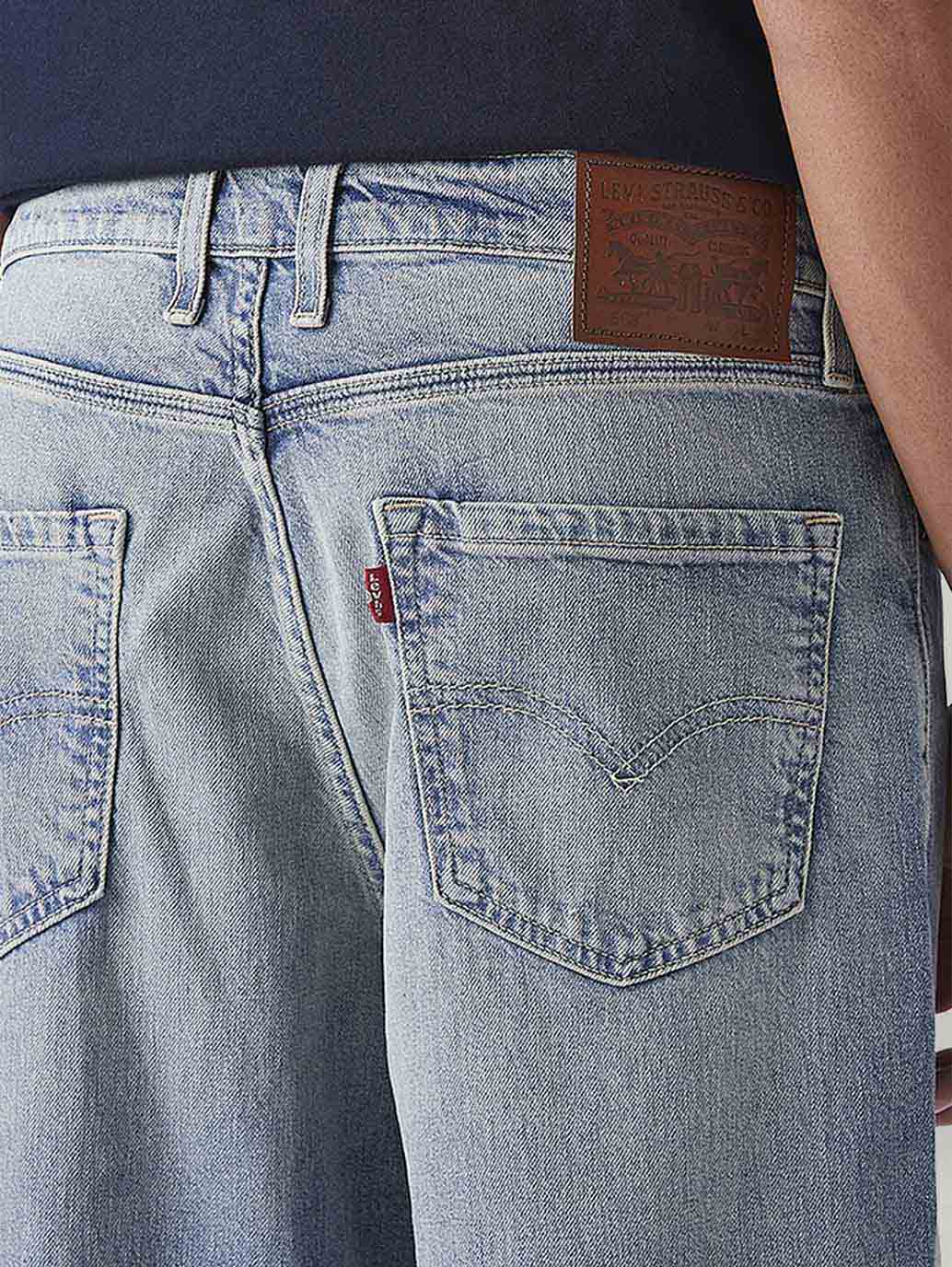 Men's 511 Light Blue Slim Fit Mid Rise Jeans - Image 5