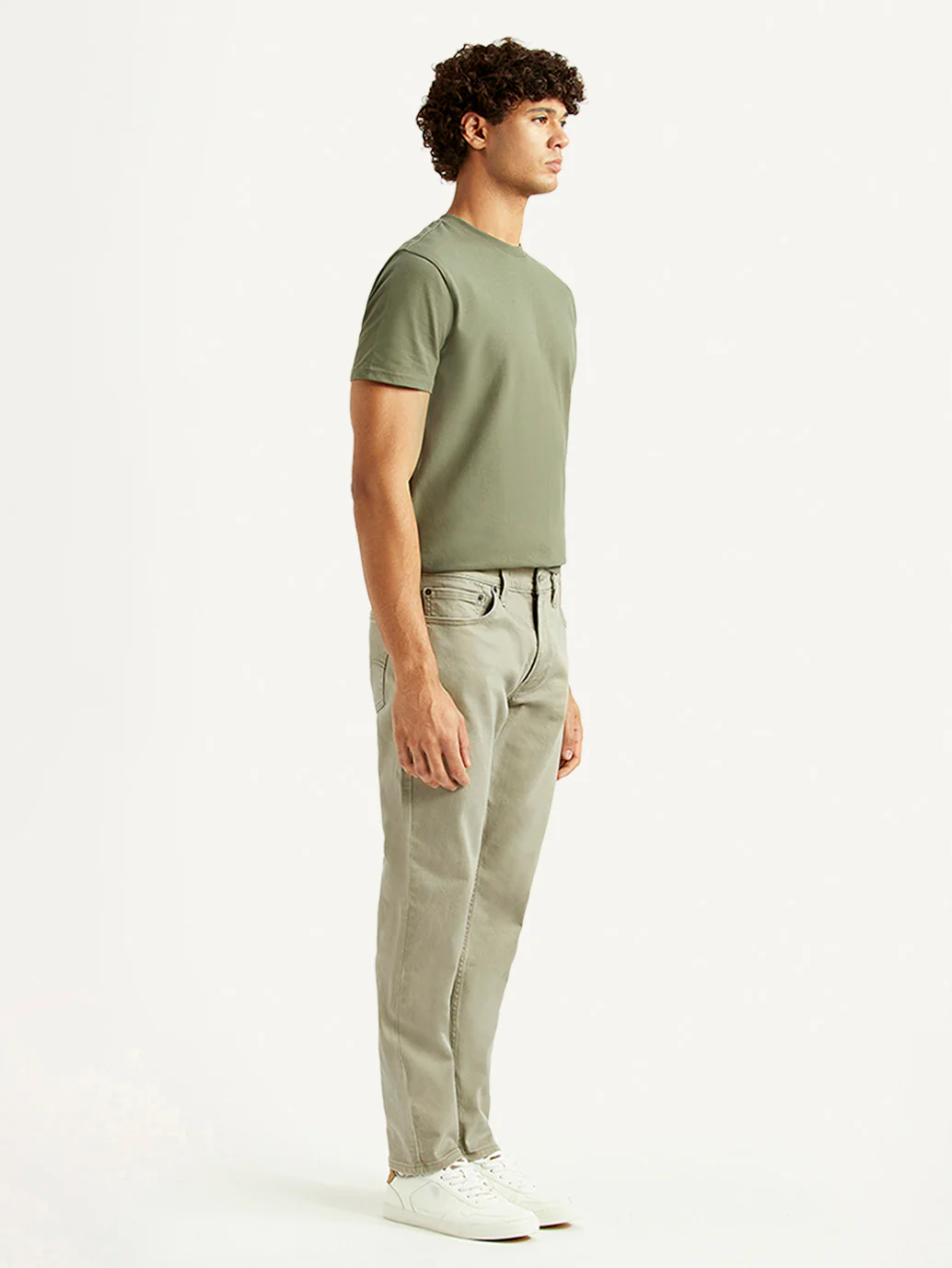 Men's 511 Light Green Slim Fit Mid Rise Jeans - Image 7