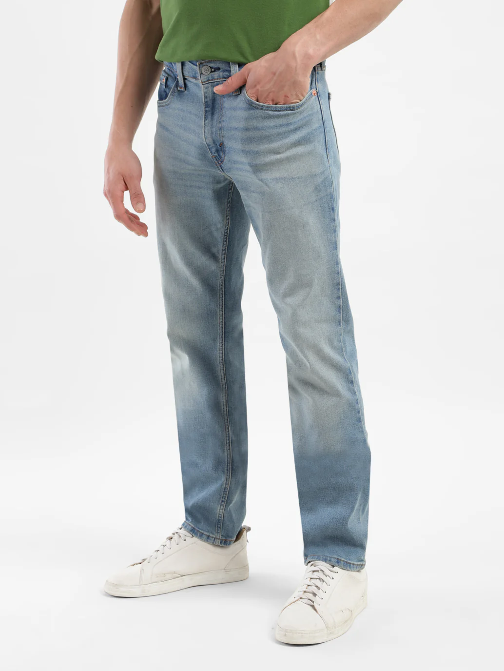 Men's 511 Blue Slim Fit Mid Rise Jeans - Image 3