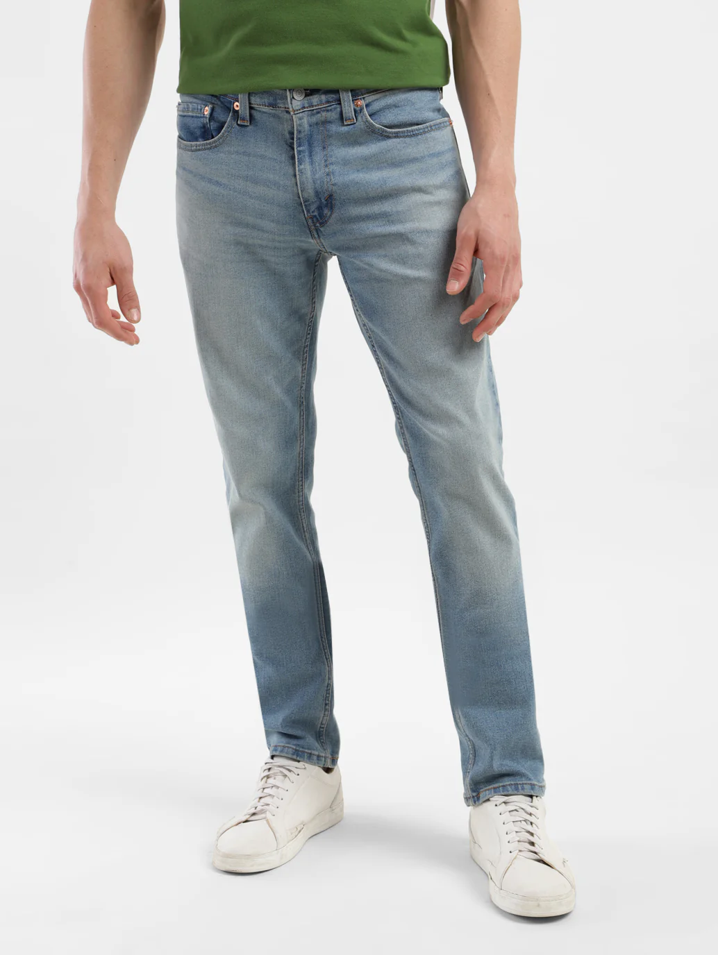 Men's 511 Blue Slim Fit Mid Rise Jeans - Image 8