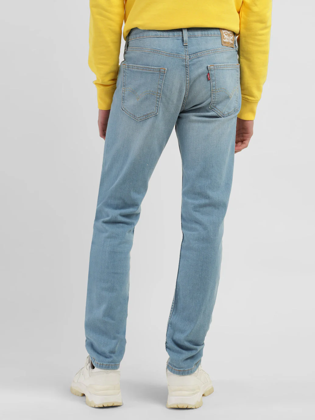 Men's 511 Blue Slim Fit Mid Rise Jeans - Image 3