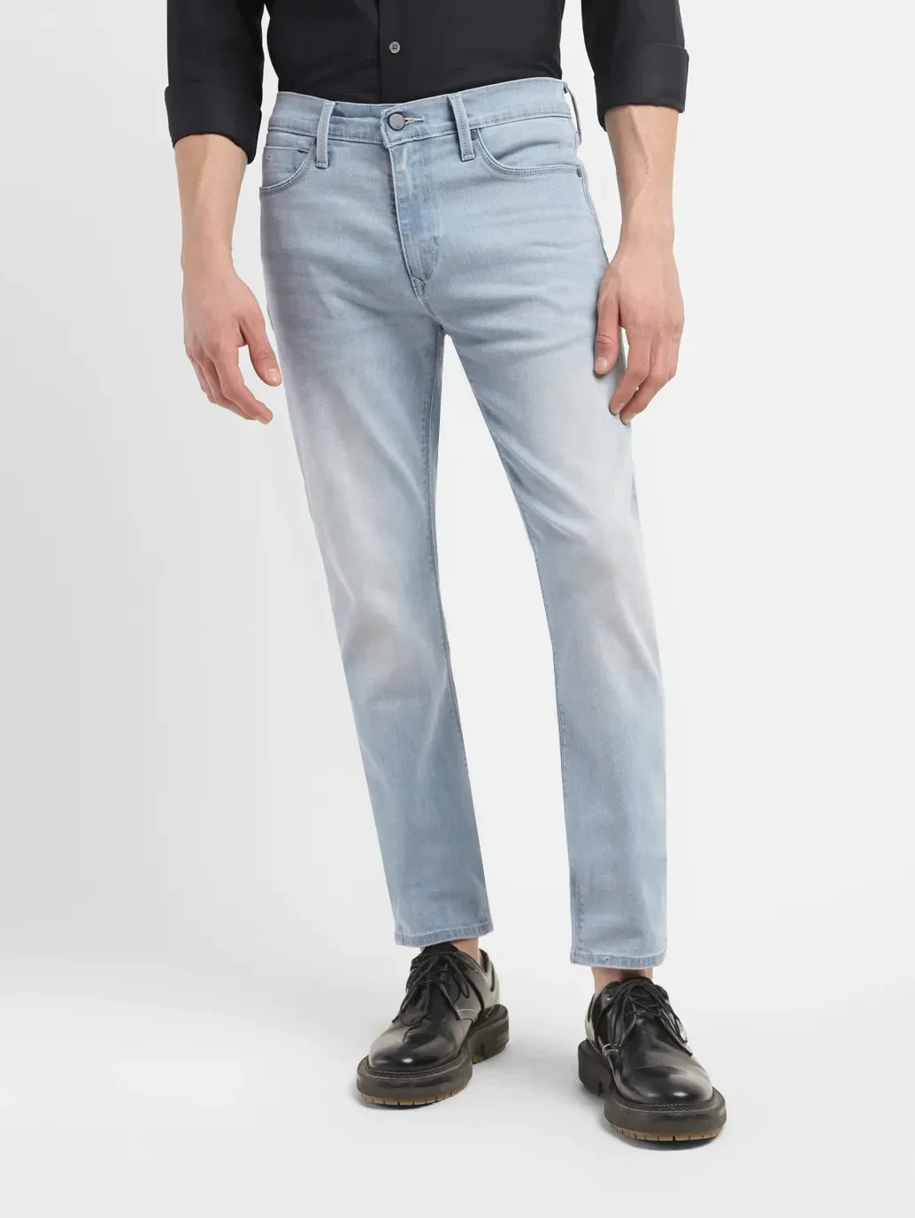 Men's Redloop 511 Blue Slim Fit Mid Rise Jeans - Image 2