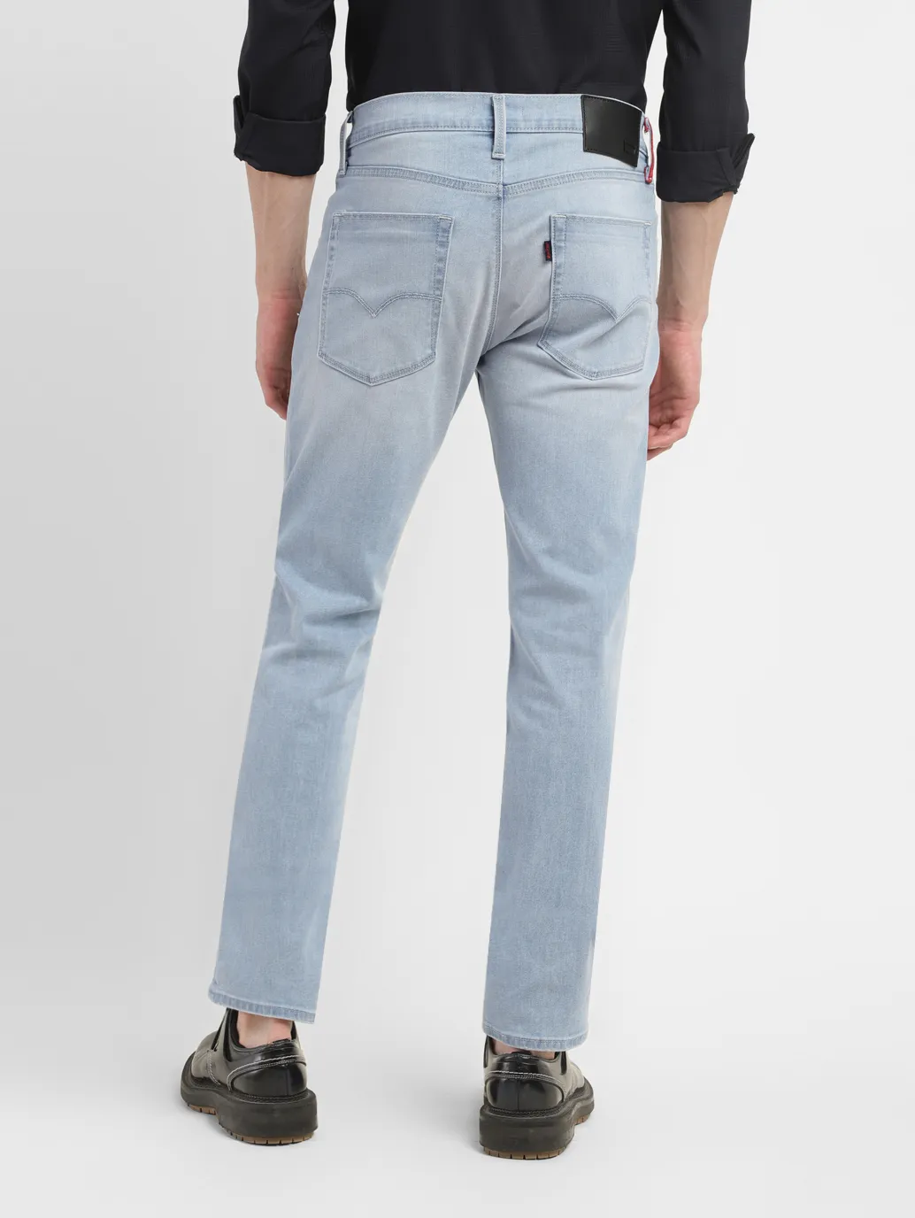 Men's Redloop 511 Blue Slim Fit Mid Rise Jeans - Image 3