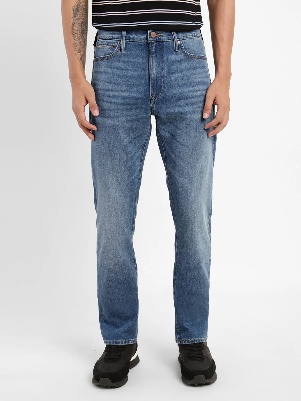 Men's Redloop 511 Blue Slim Fit Mid Rise Jeans