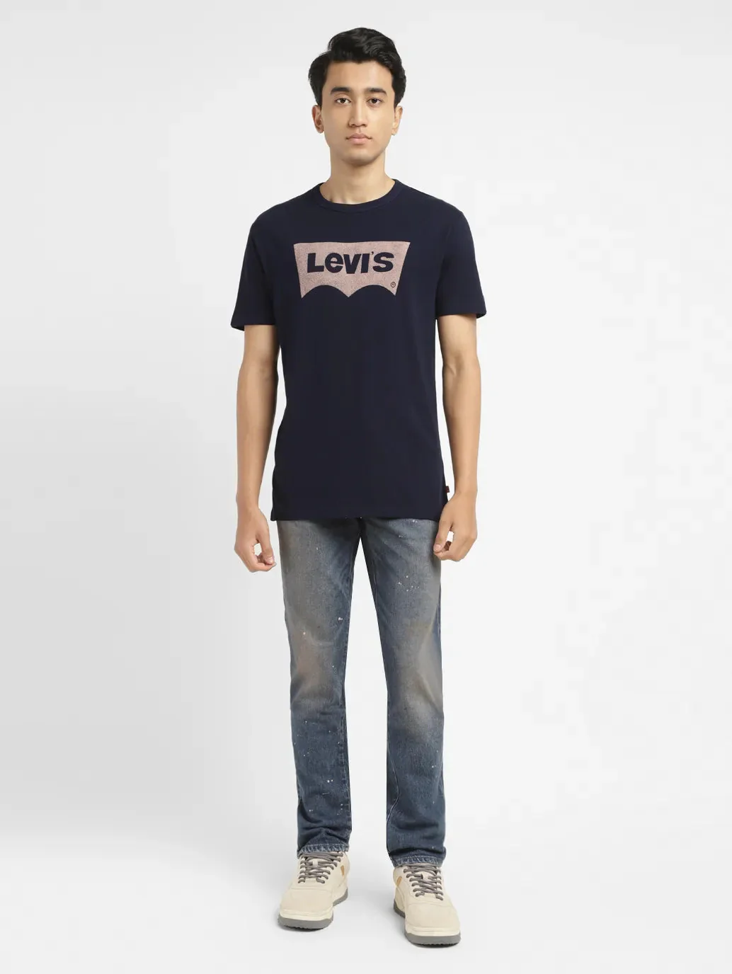 Men's 511 Blue Slim Fit Mid Rise Jeans