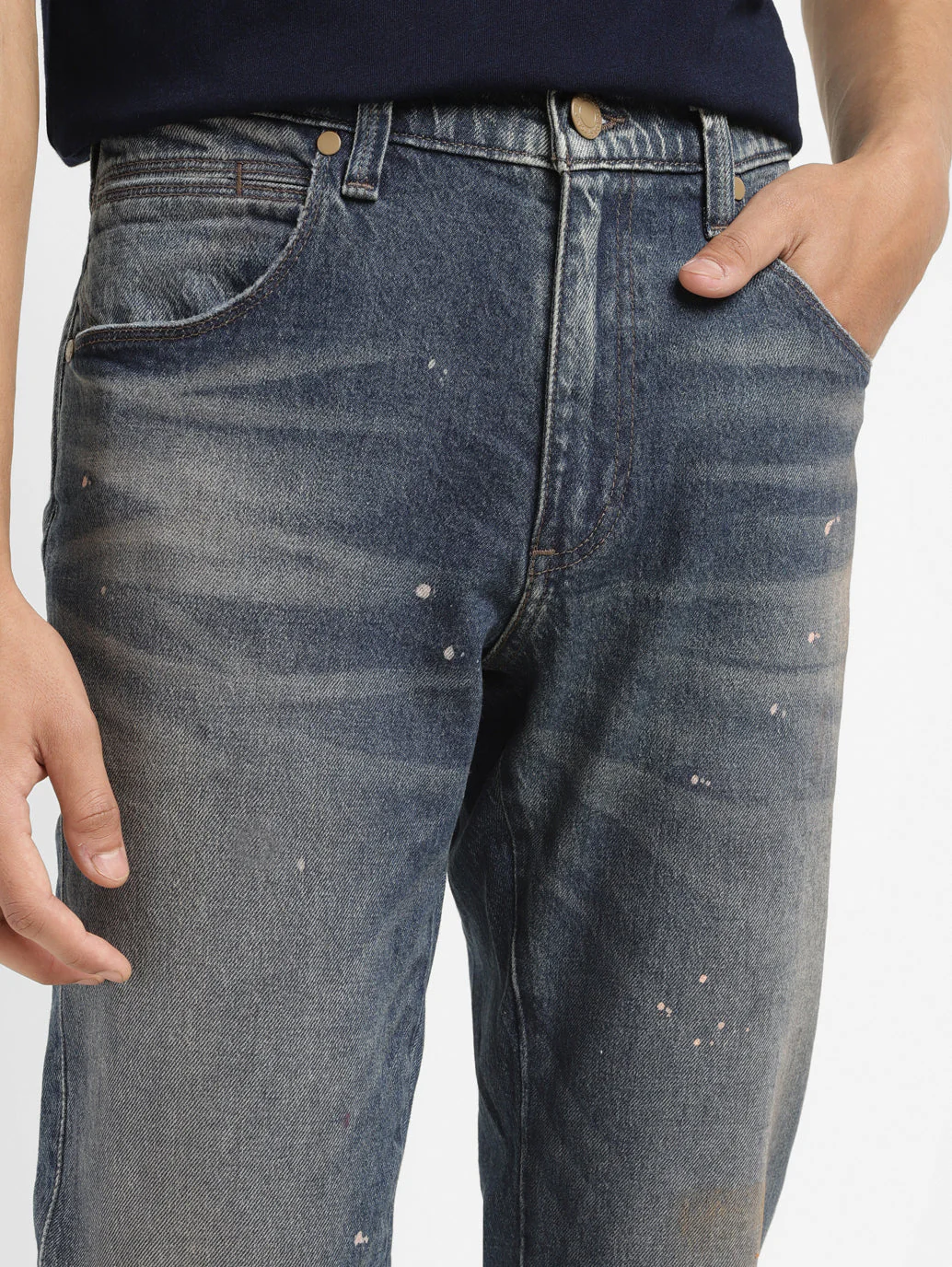 Men's 511 Blue Slim Fit Mid Rise Jeans - Image 5