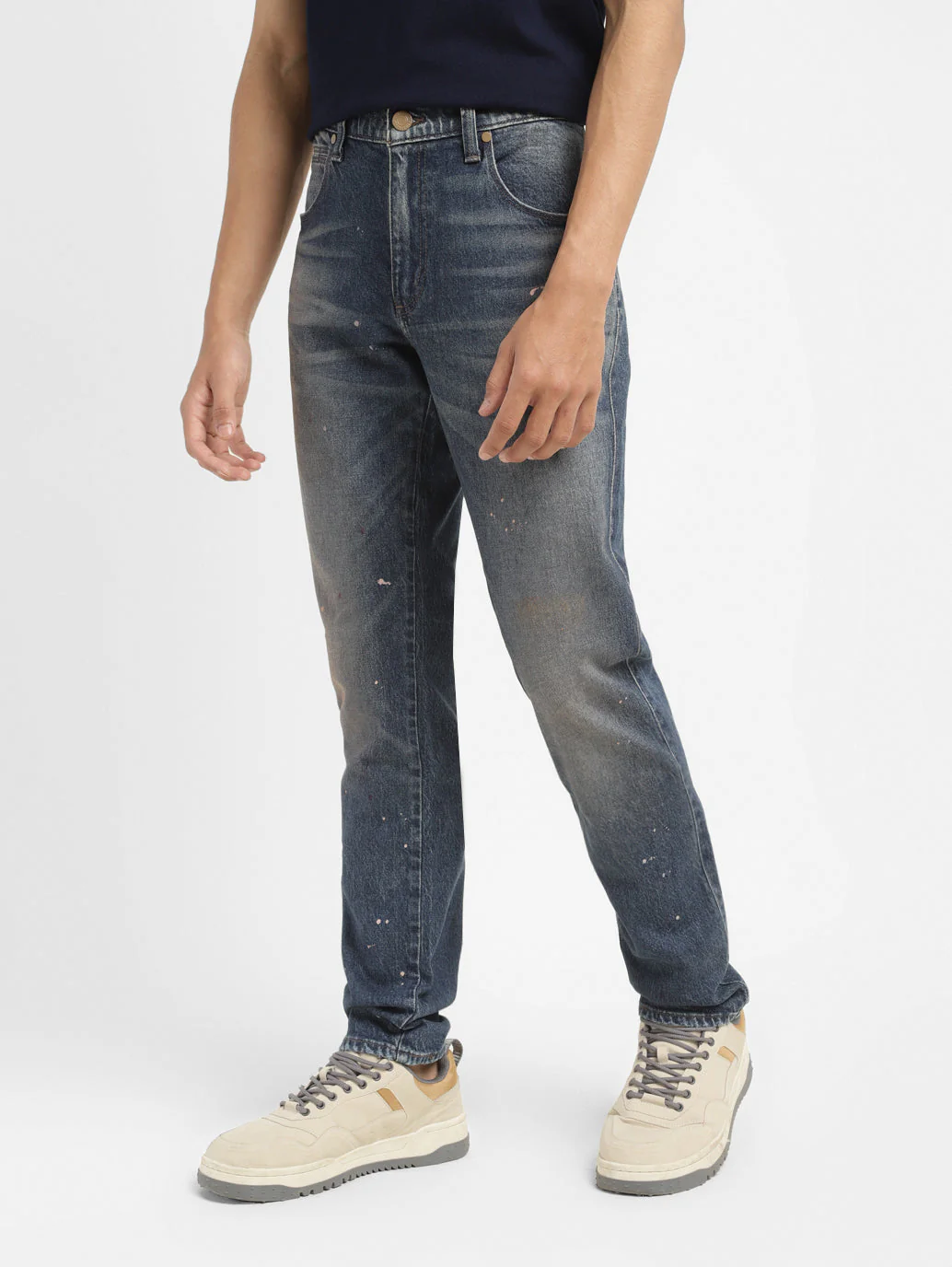 Men's 511 Blue Slim Fit Mid Rise Jeans - Image 6