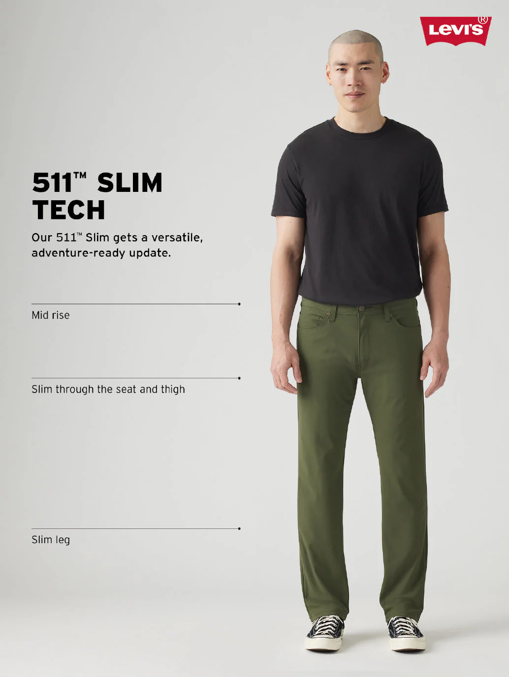 Men's Redloop 511 Blue Slim Fit Mid Rise Jeans - Image 4