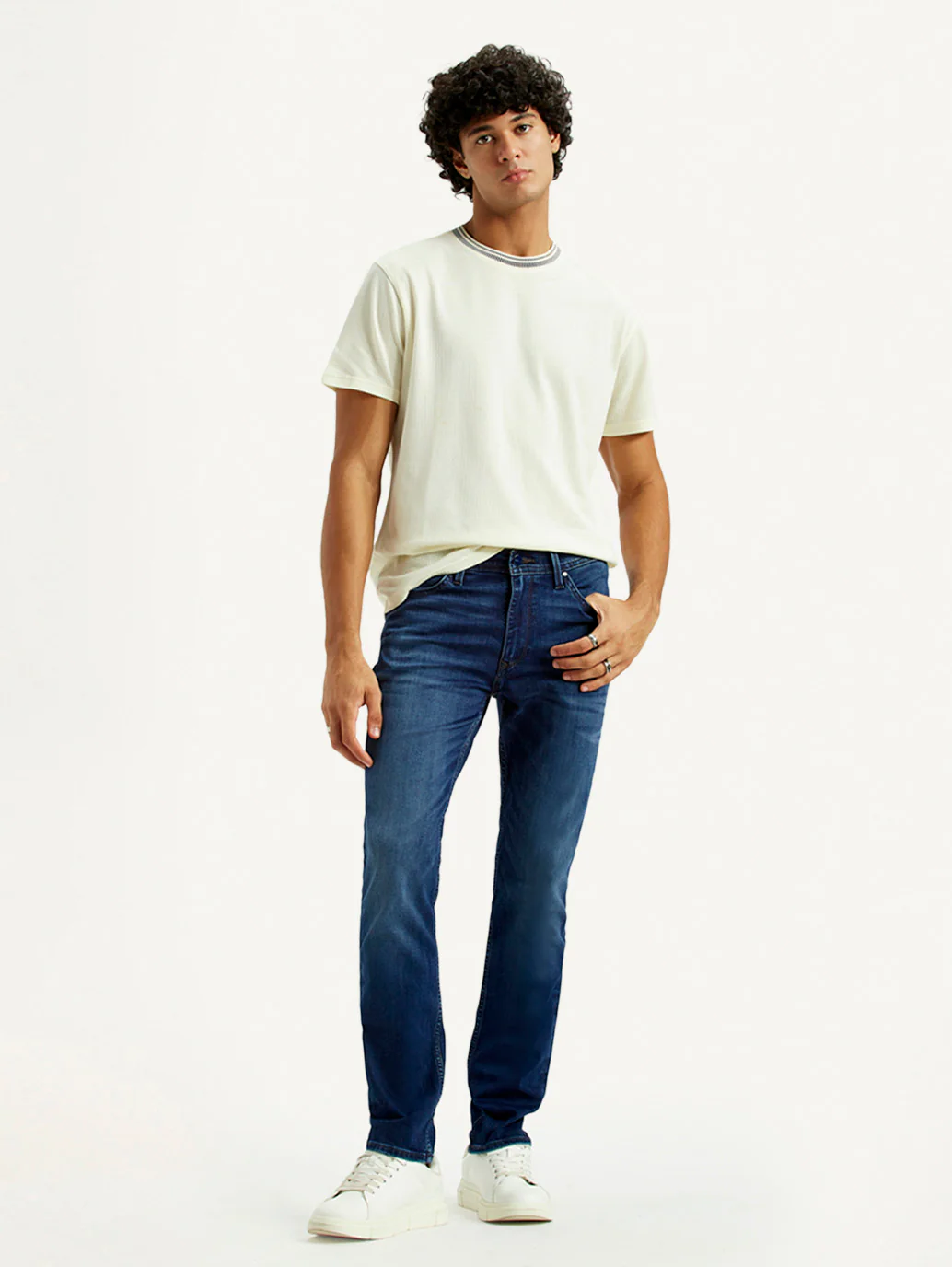 Men's Redloop 511 Indigo Slim Fit Mid Rise Jeans