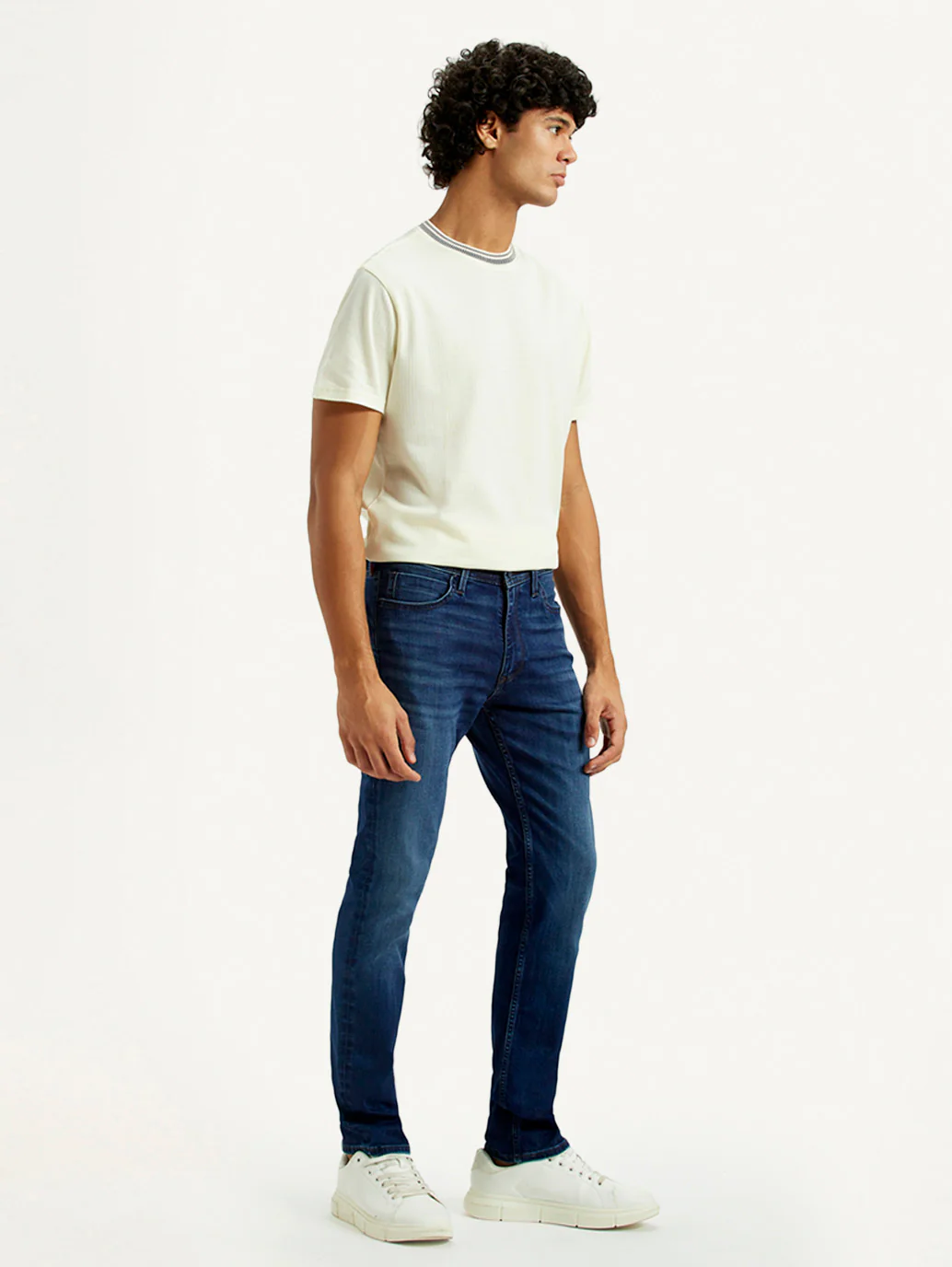 Men's Redloop 511 Indigo Slim Fit Mid Rise Jeans - Image 6