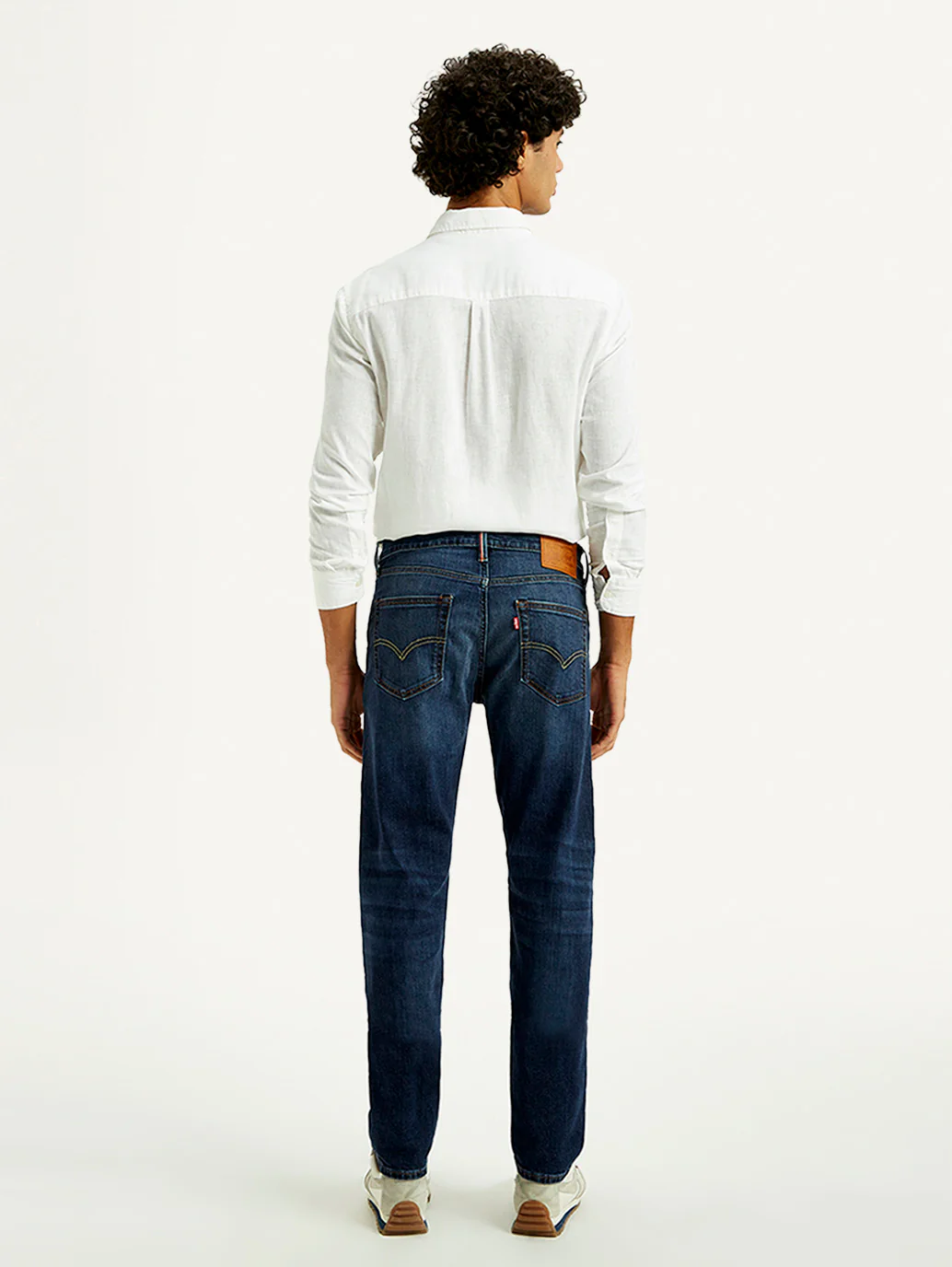 Men's 511 Indigo Slim Fit Mid Rise Selvedge Jeans - Image 3
