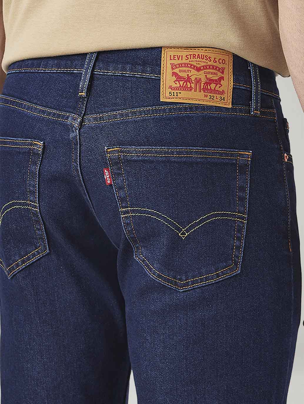 Mens 511 Mid Rise Slim Fit Cotton Stretch Blend Jeans - Image 5