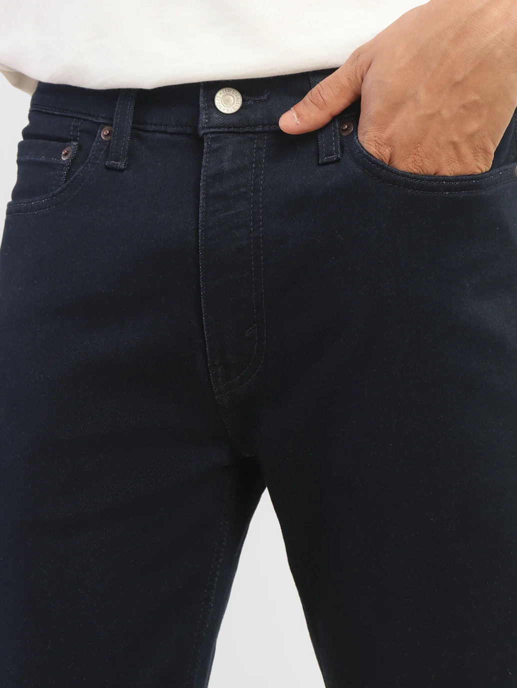 Men's 511 Blue Slim Fit Mid Rise Jeans - Image 6