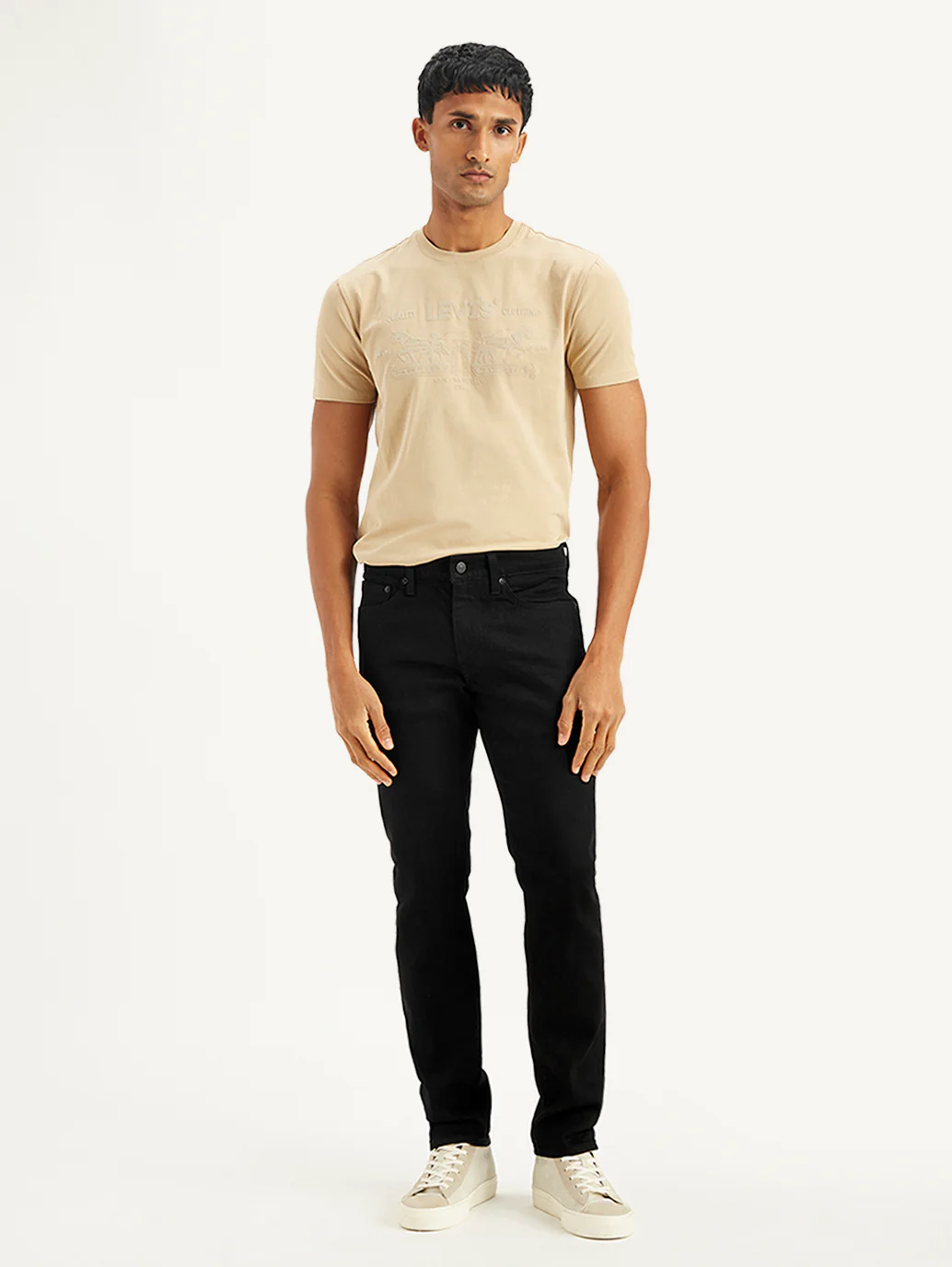 Men's 511 Black Slim Fit Mid Rise Jeans - Image 2