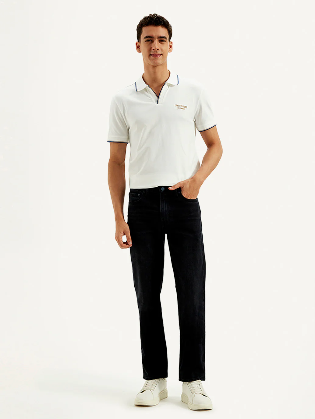 Men's 511 Black Slim Fit Mid Rise Jeans - Image 2