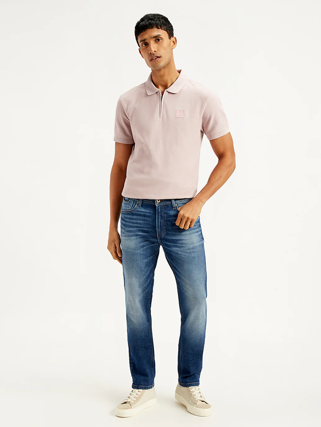 Men's 511 Blue Slim Fit Mid Rise Jeans - Image 3