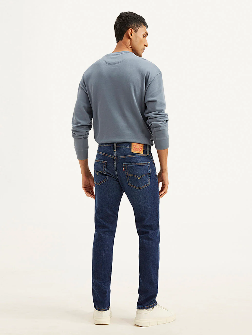 Men's 511 Blue Slim Fit Mid Rise Jeans - Image 3