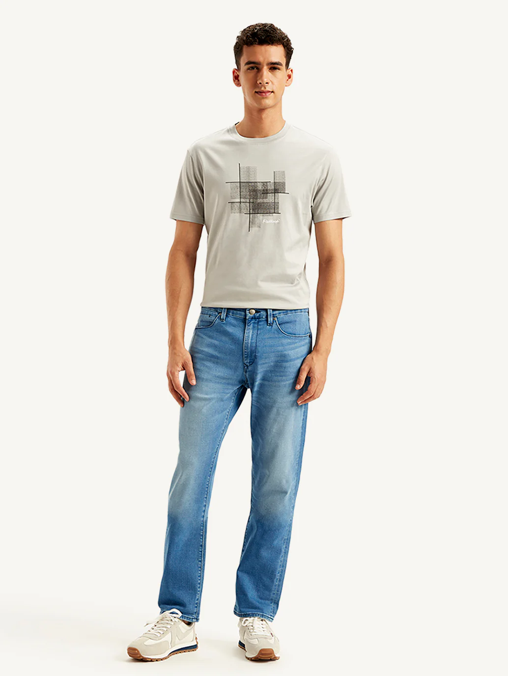 Men's Redloop 511 Blue Slim Fit Mid Rise Jeans - Image 3