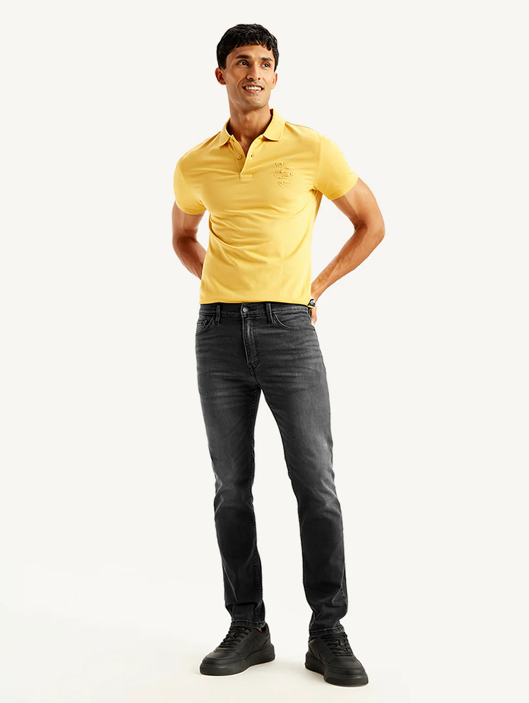 Men's 511 Charcoal Grey Slim Fit Mid Rise Jeans
