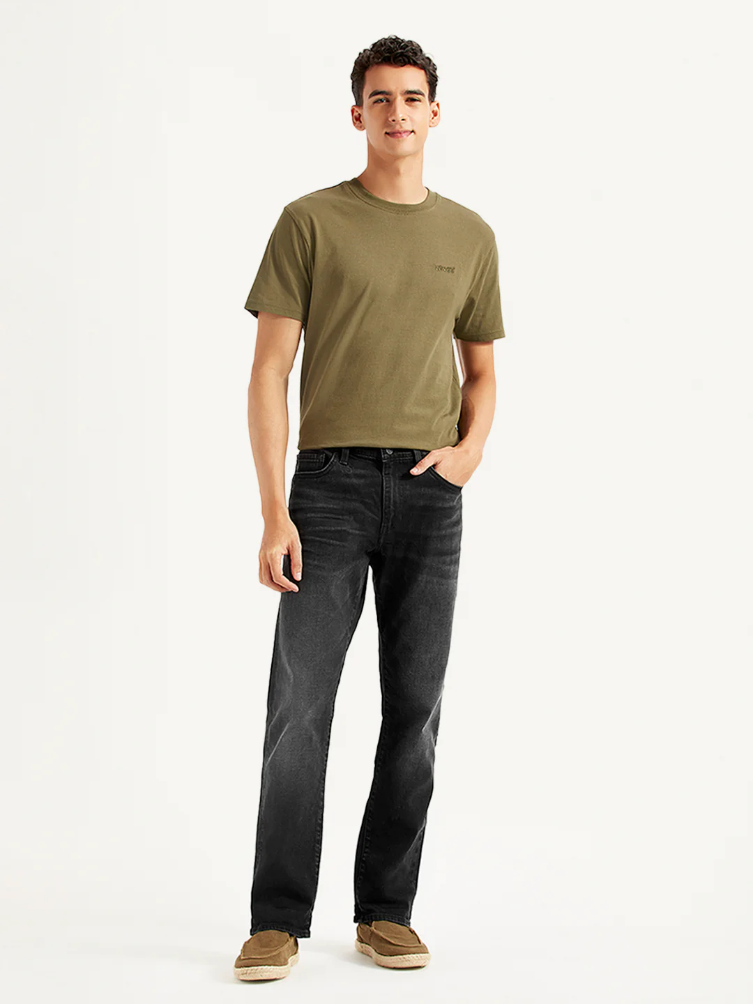 Men's 511 Grey Slim Fit Mid Rise Jeans - Image 2
