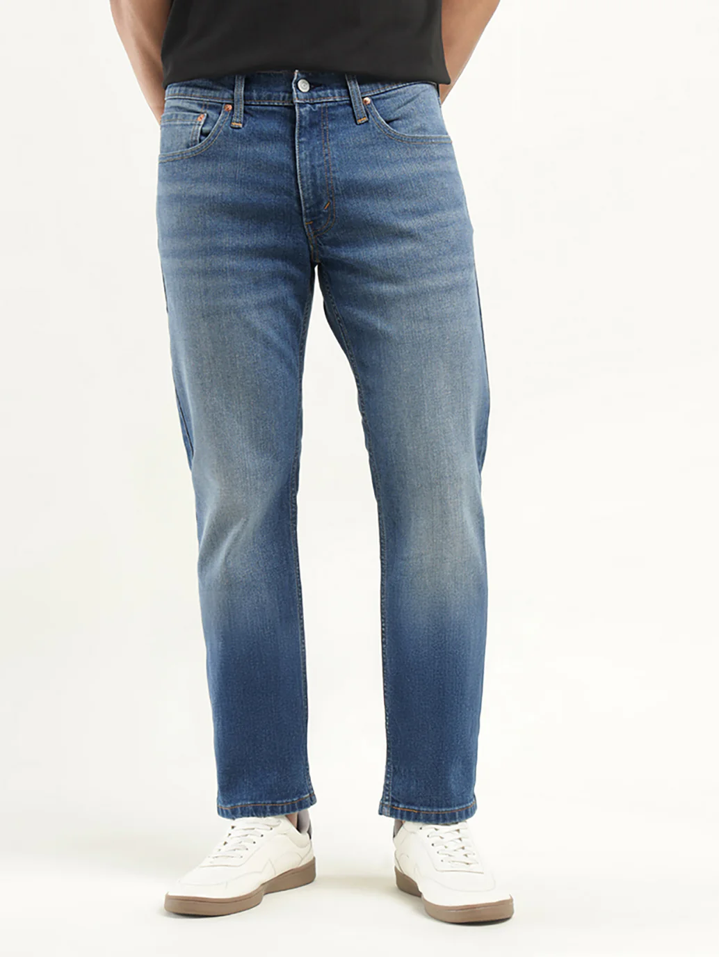 Men's 511 Dark Blue Slim Fit Mid Rise Jeans - Image 5