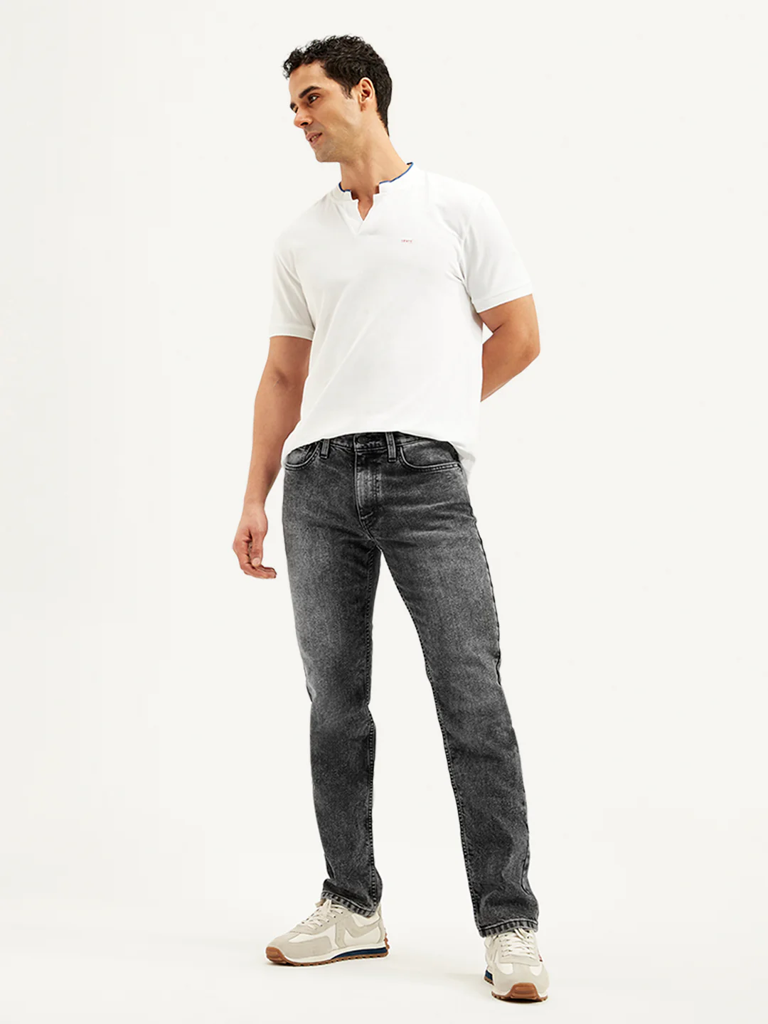 Men's 511 Grey Slim Fit Mid Rise Jeans