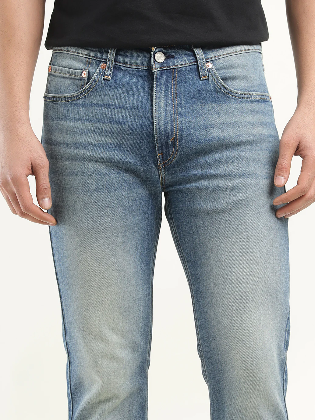 Men's 511 Indigo Slim Fit Mid Rise Jeans - Image 5