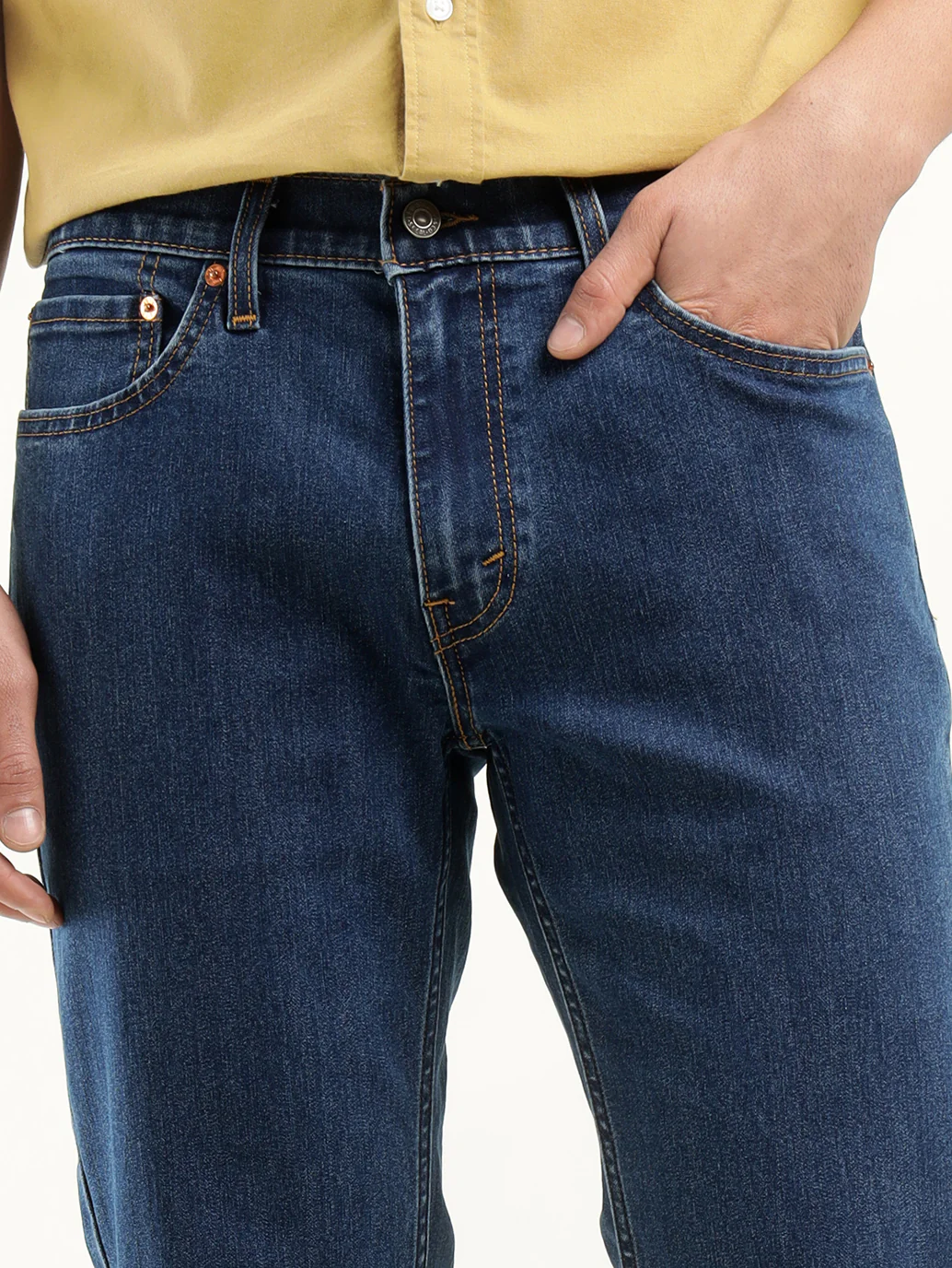 Men's 511 Indigo Slim Fit Mid Rise Jeans - Image 5