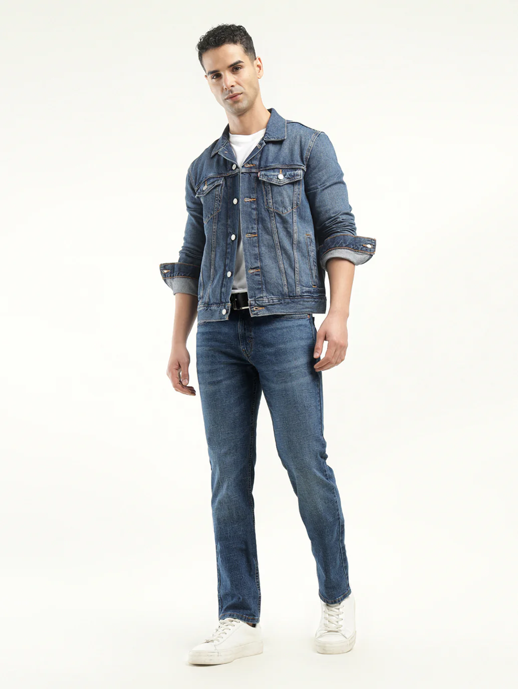 Men's 511 Indigo Slim Fit Mid Rise Jeans
