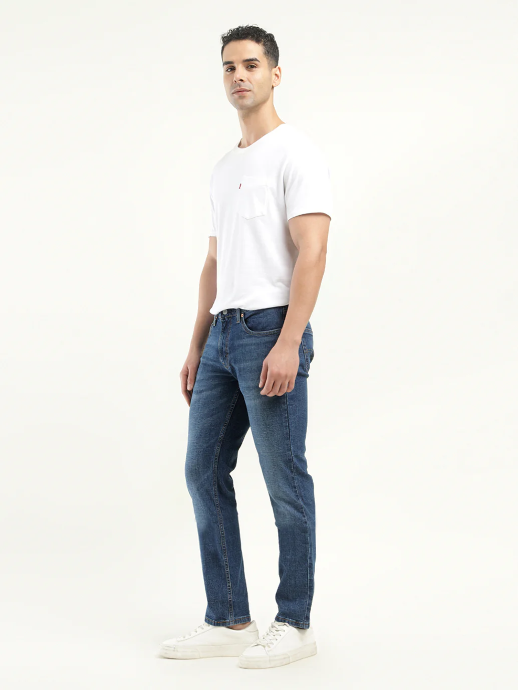 Men's 511 Indigo Slim Fit Mid Rise Jeans - Image 6