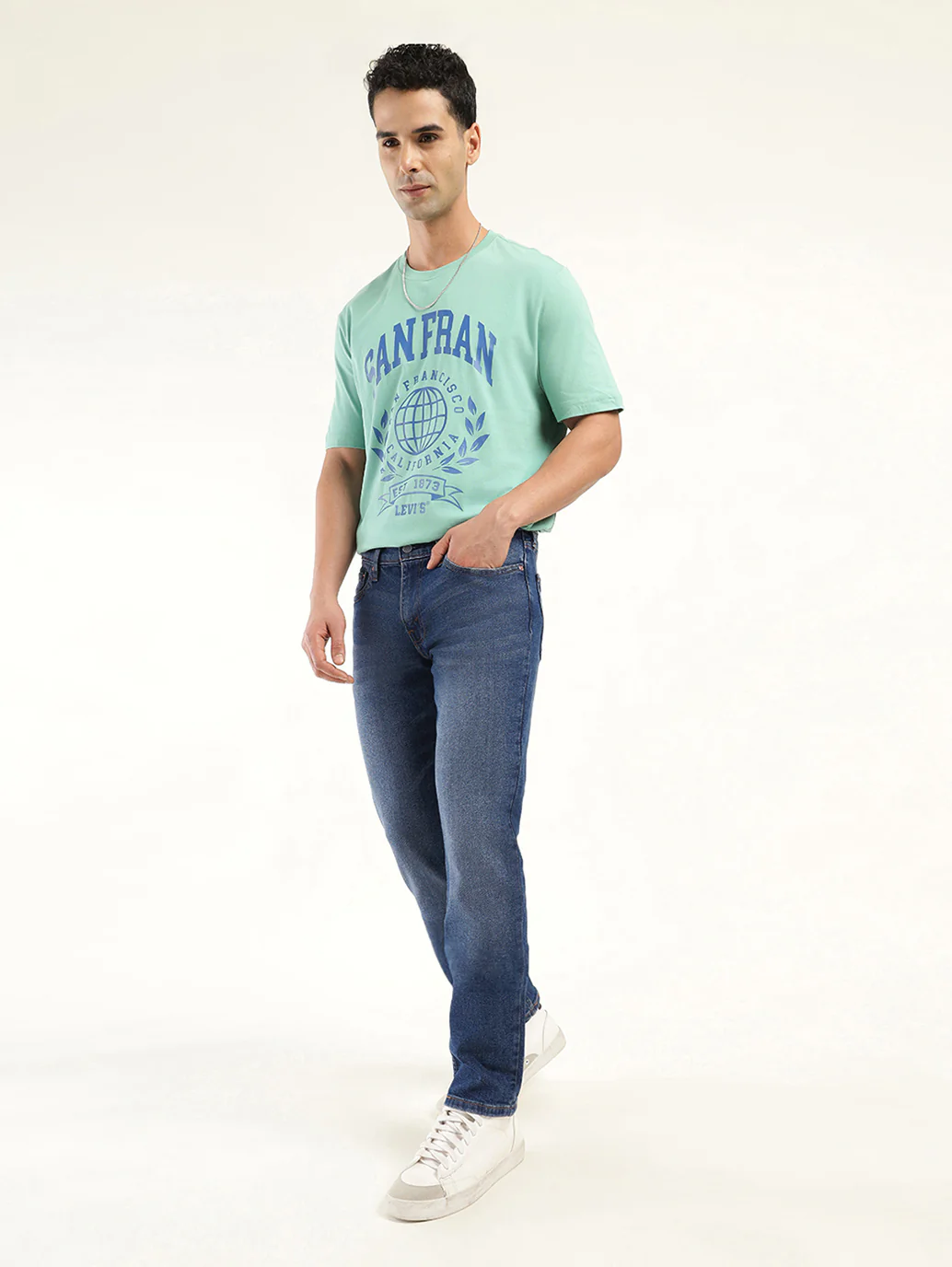 Men's 511 Indigo Slim Fit Mid Rise Jeans
