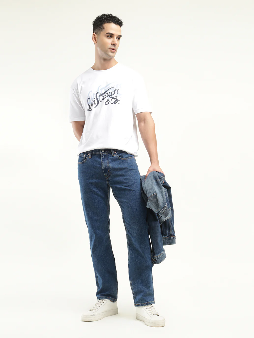 Men's 511 Indigo Slim Fit Mid Rise Jeans