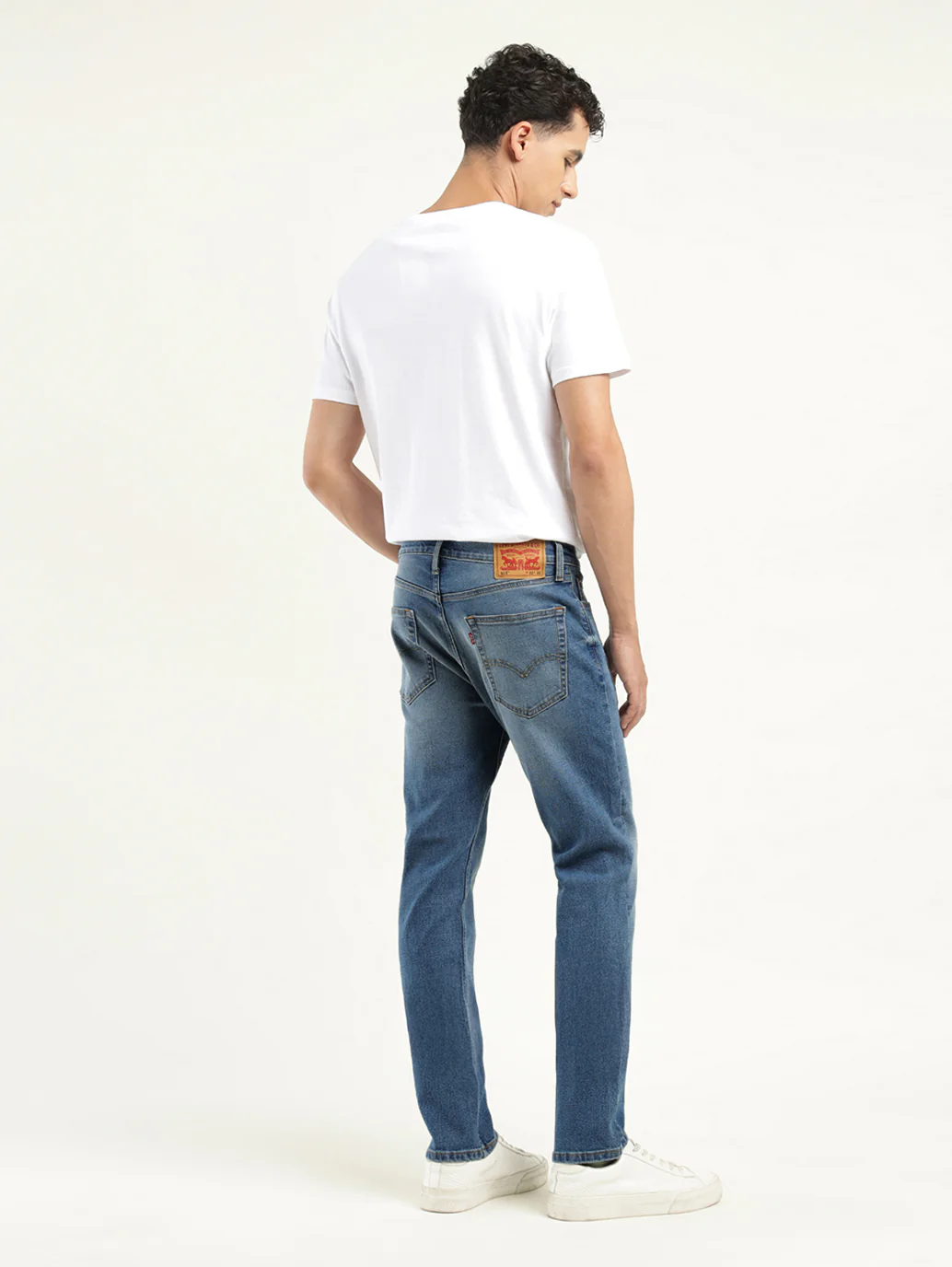 Men's 511 Indigo Slim Fit Mid Rise Jeans - Image 3