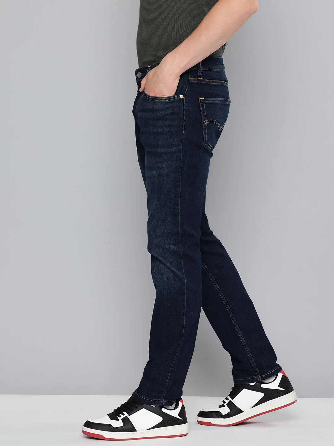 Men's 511 Indigo Slim Fit Mid Rise Jeans - Image 3
