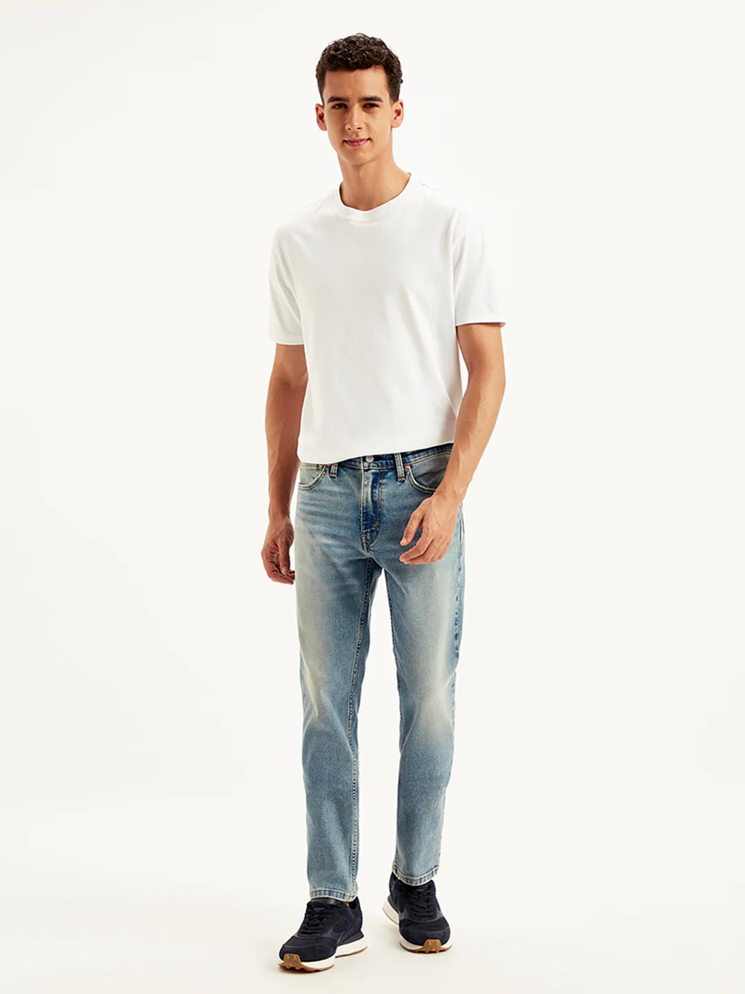 Men's 511 Light Blue Slim Fit Mid Rise Jeans