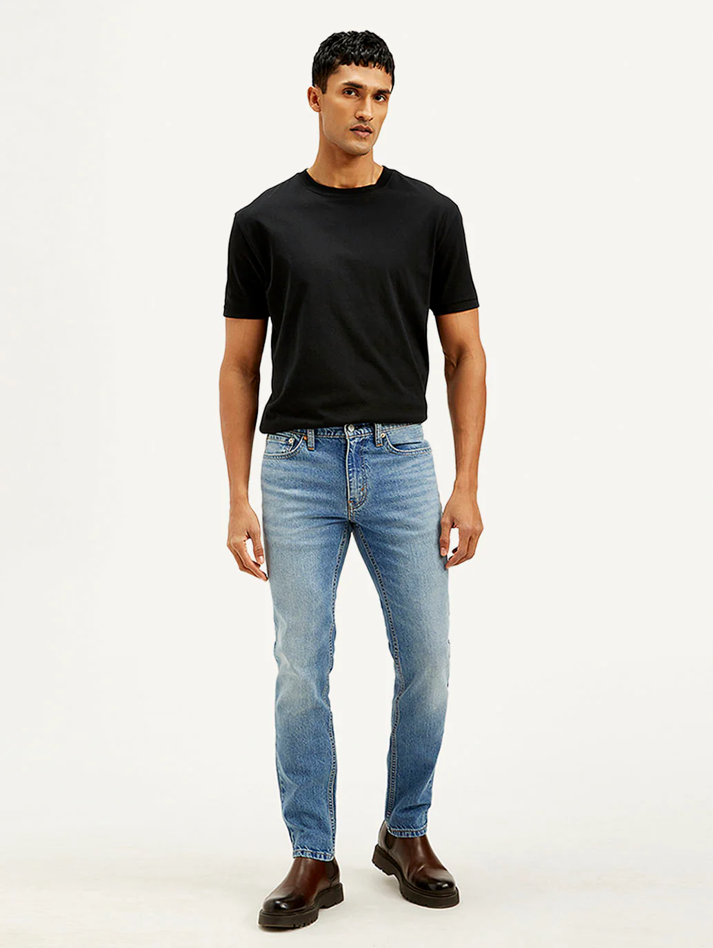 Men's 511 Light Blue Slim Fit Mid Rise Jeans - Image 2