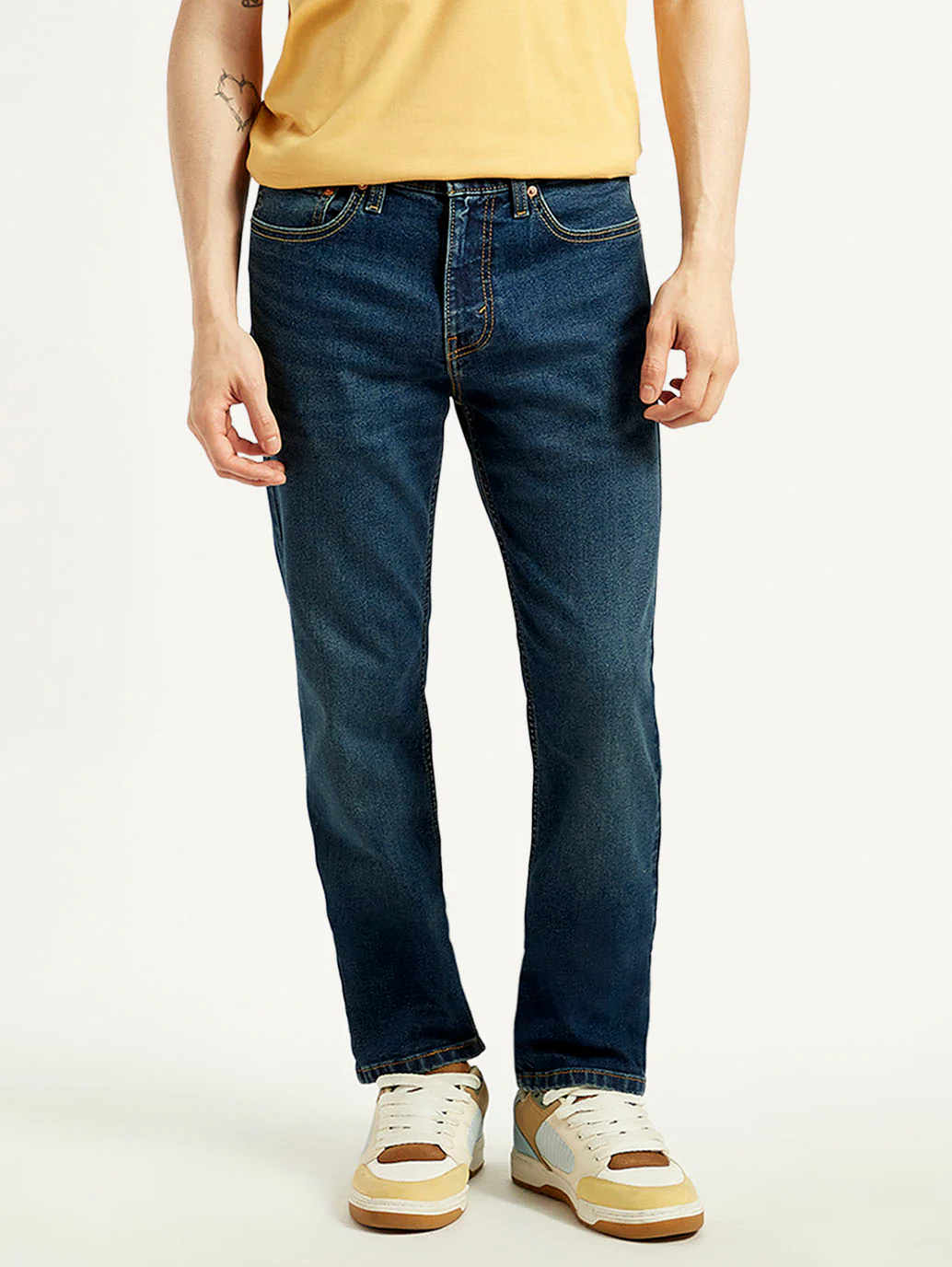 Men's 511 Dark Indigo Slim Fit Mid Rise Jeans - Image 2