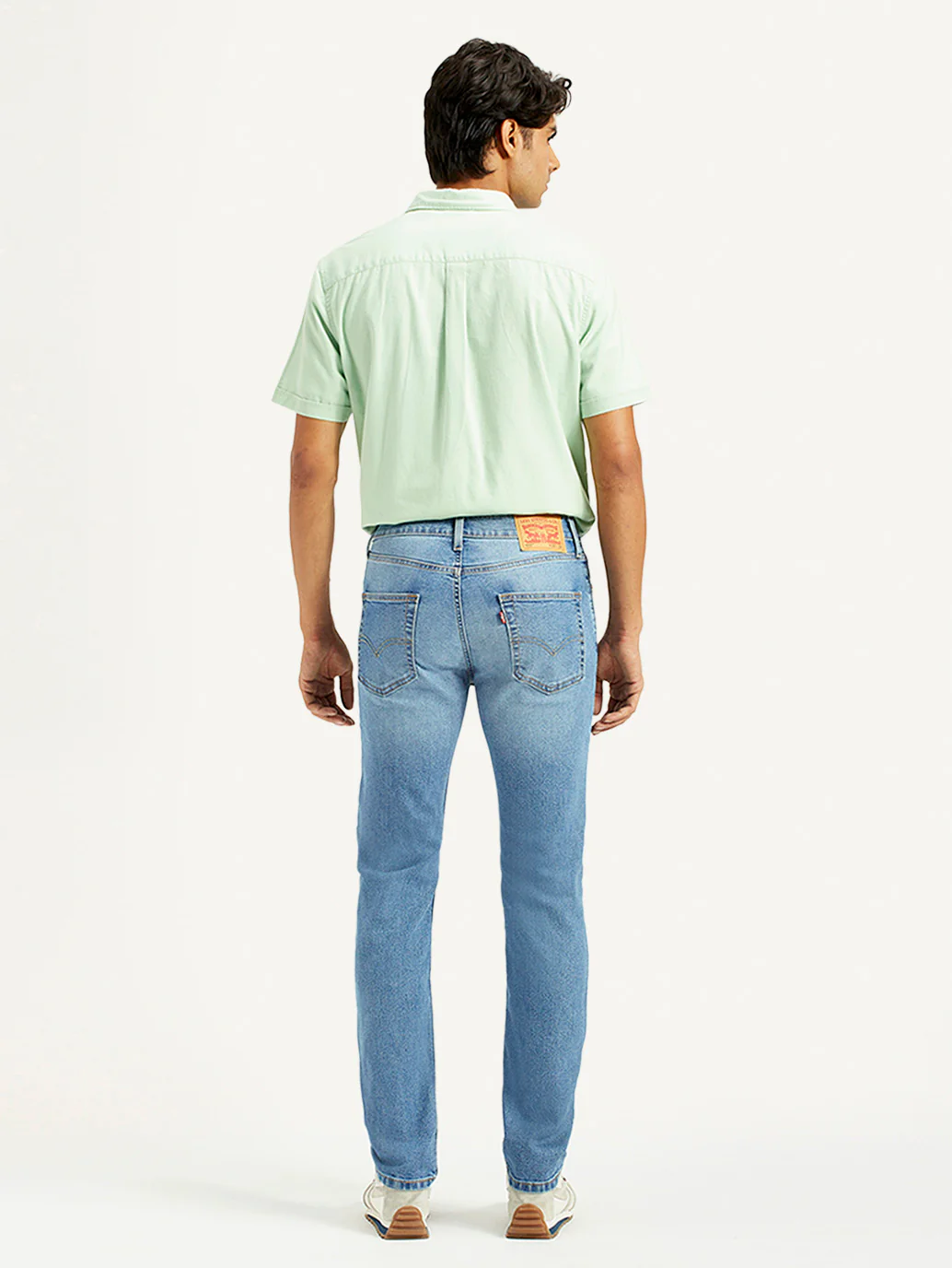 Men's 511 Med Indigo Slim Fit Mid Rise Jeans - Image 3