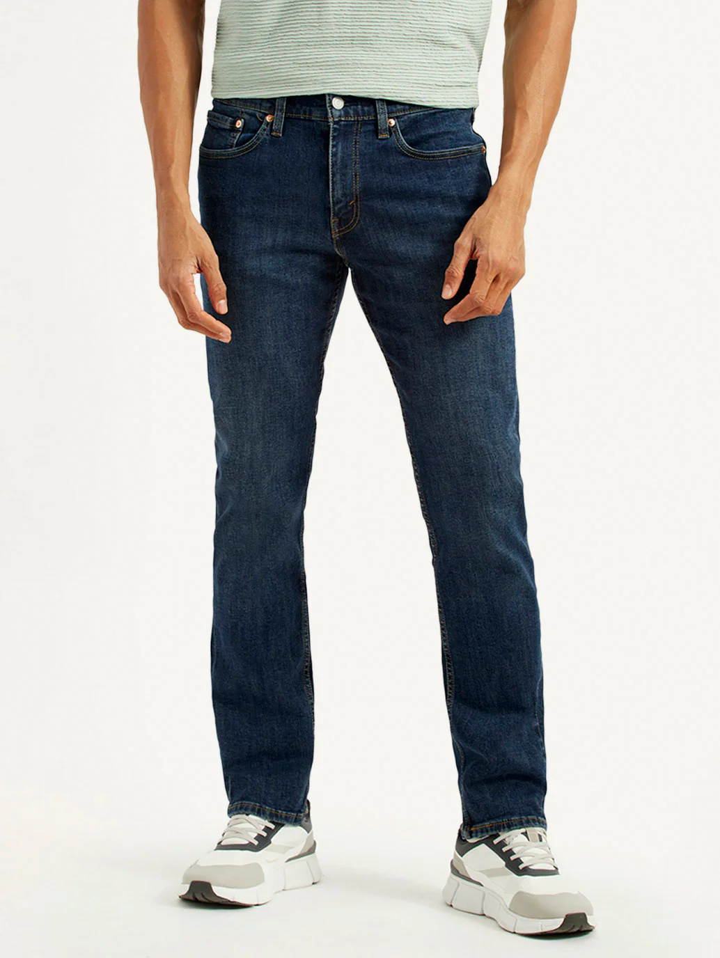 Men's 511 Dark Indigo Slim Fit Mid Rise Jeans - Image 2