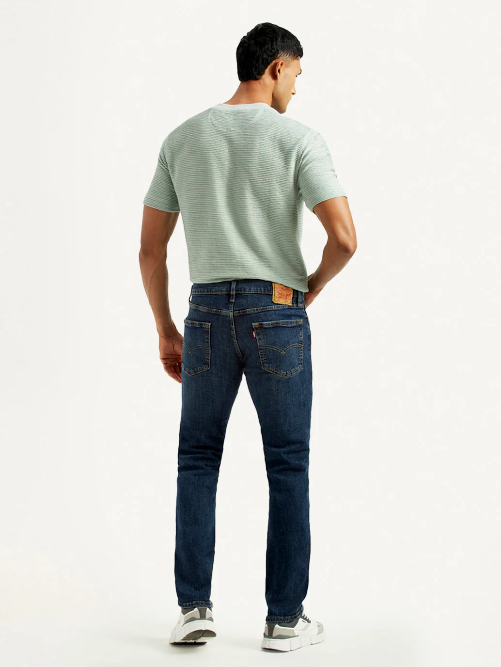 Men's 511 Dark Indigo Slim Fit Mid Rise Jeans - Image 3
