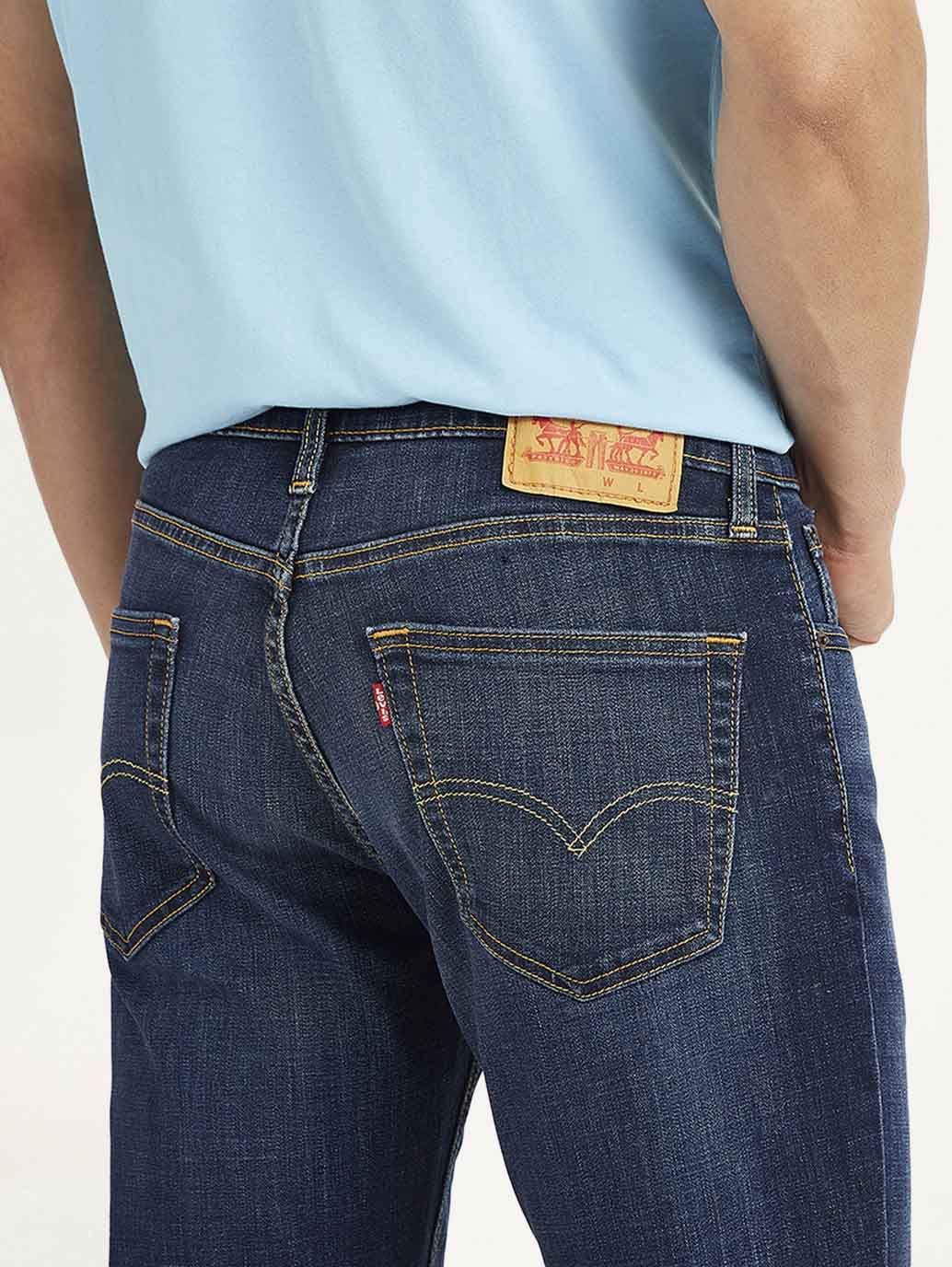 Men's 511 Blue Slim Fit Mid Rise Jeans - Image 2