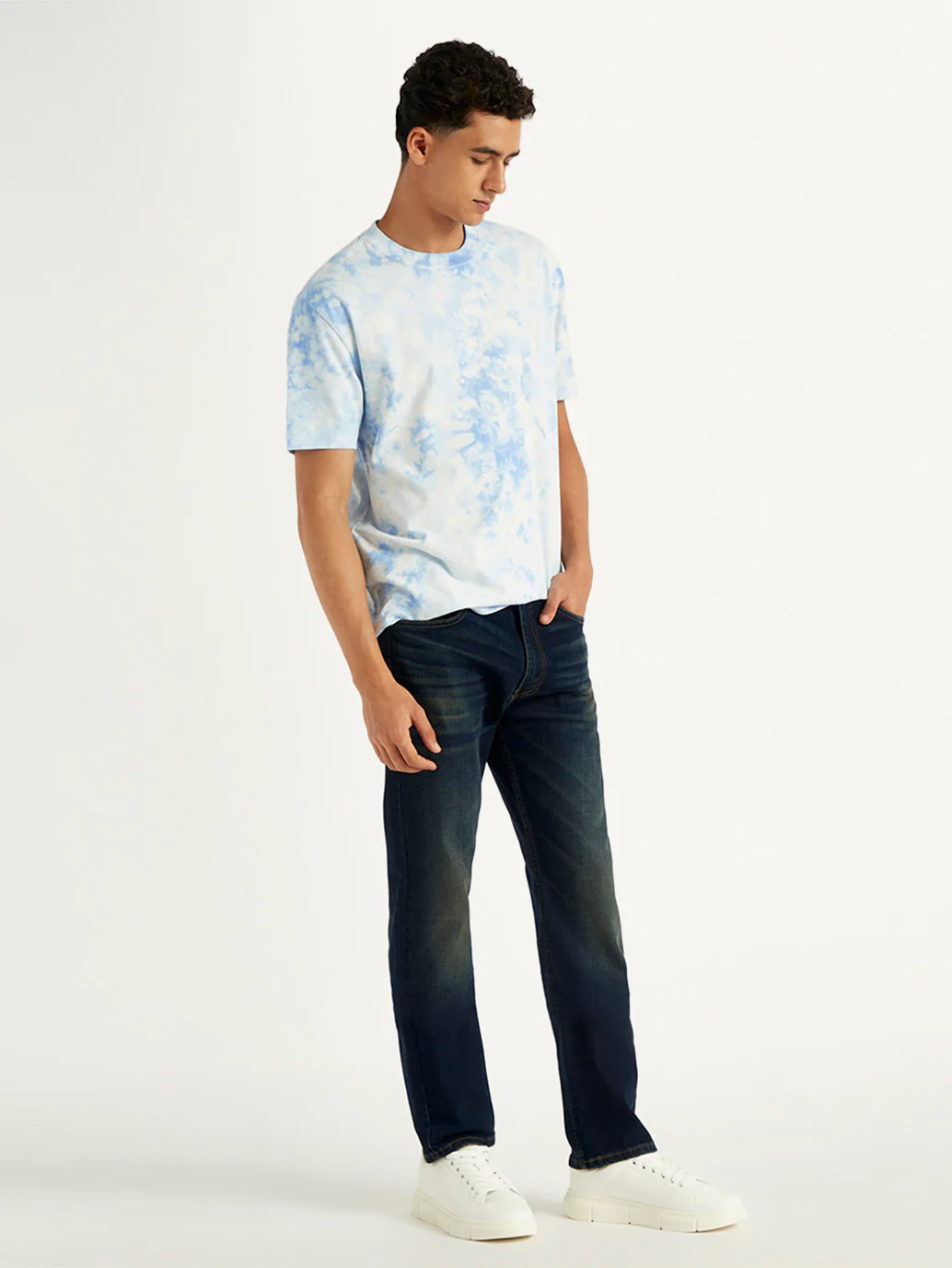 Men's 511 Navy Blue Slim Fit Mid Rise Jeans - Image 3