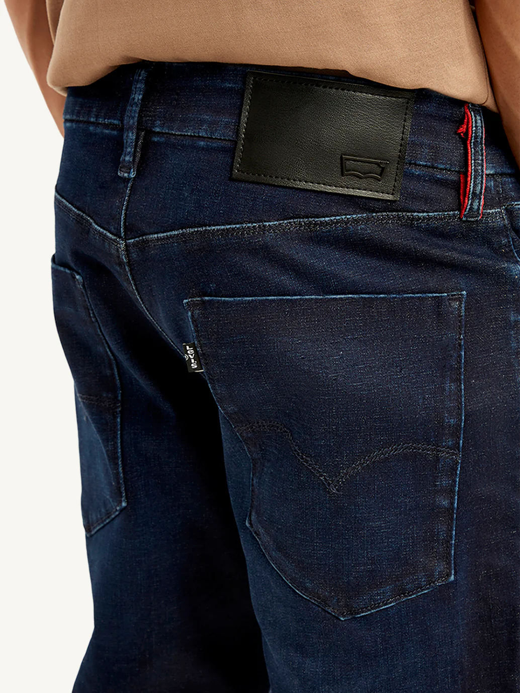 Men's Redloop 511 Navy Blue Slim Fit Mid Rise Jeans - Image 6