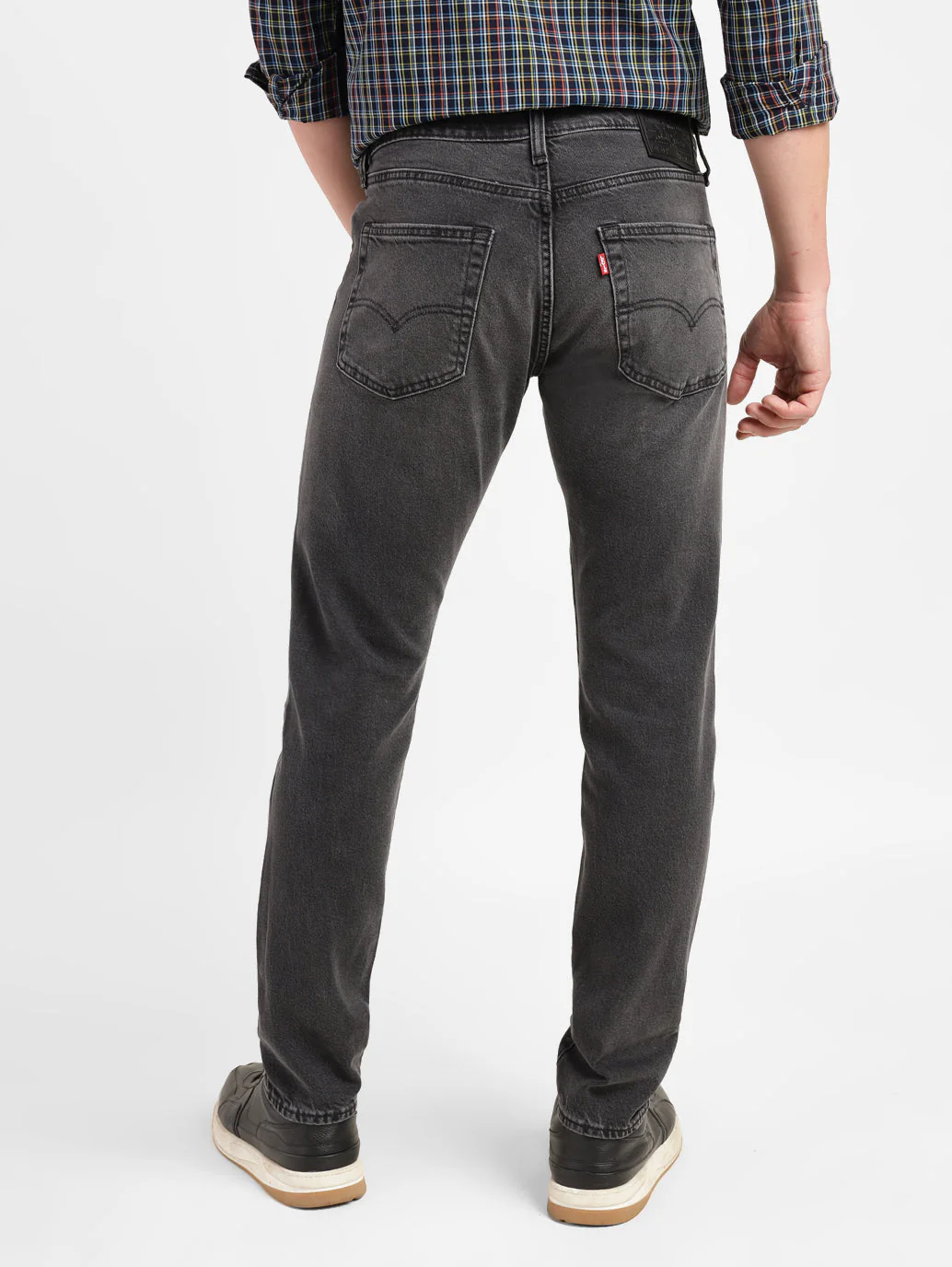 Men's 512 Black Slim Tapered Fit Mid Rise Jeans - Image 3