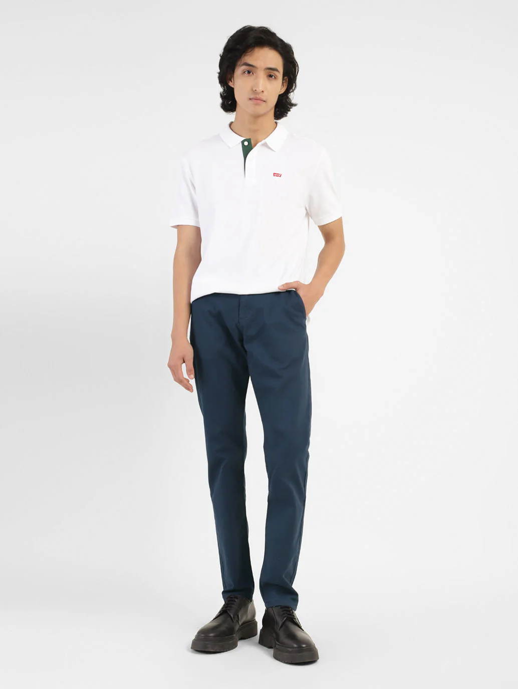 Men's 512 Blue Slim Tapered Fit Chinos