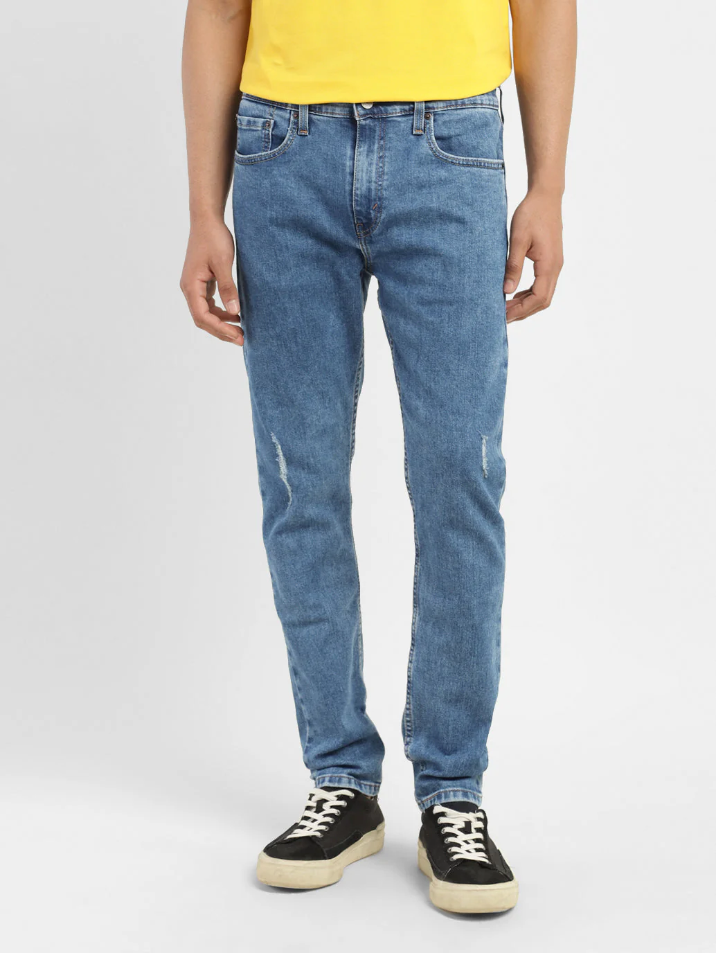 Men's 512 Blue Slim Tapered Fit Mid Rise Jeans - Image 2