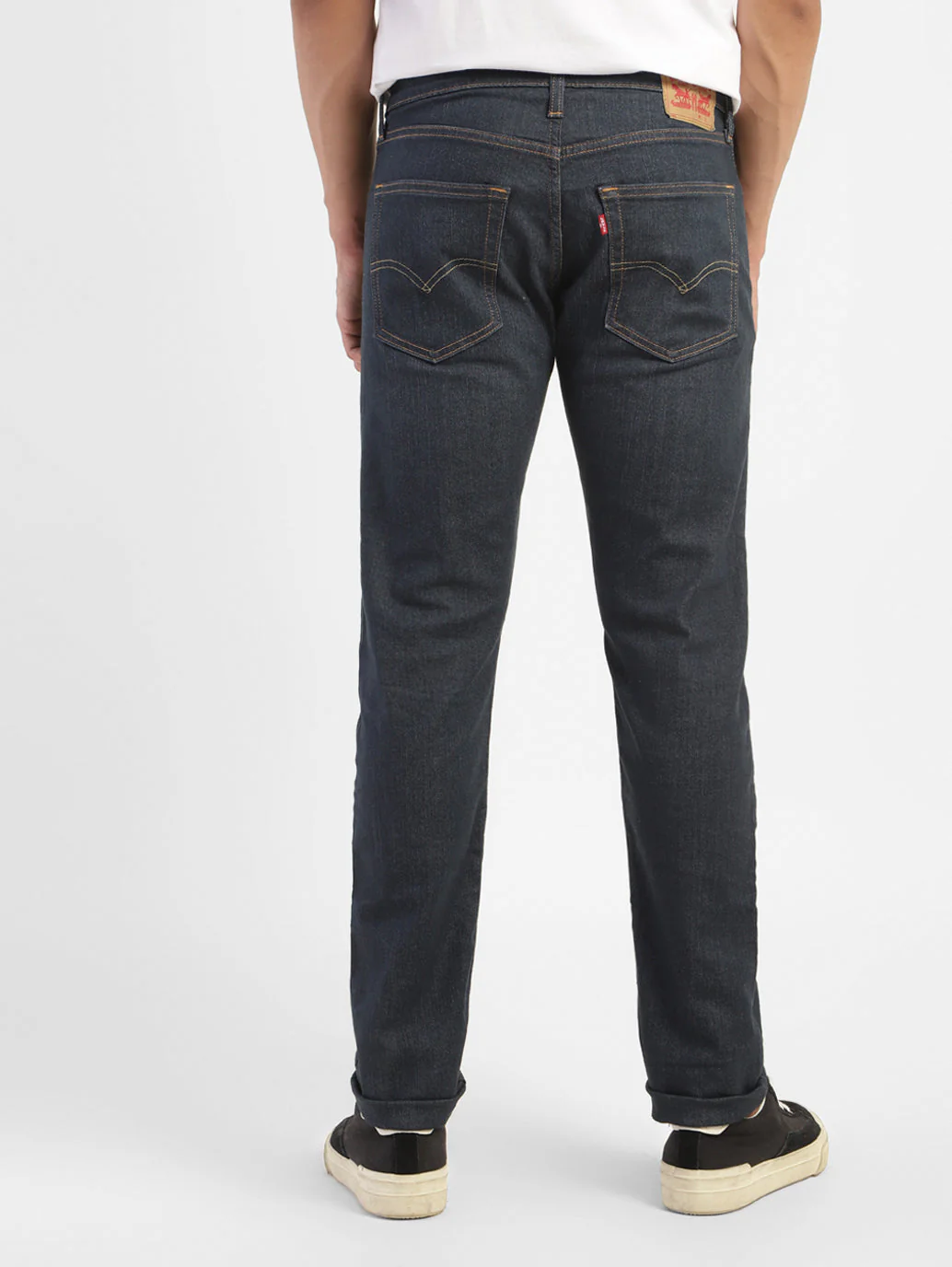 Men's 512 Blue Slim Tapered Fit Mid Rise Jeans - Image 3