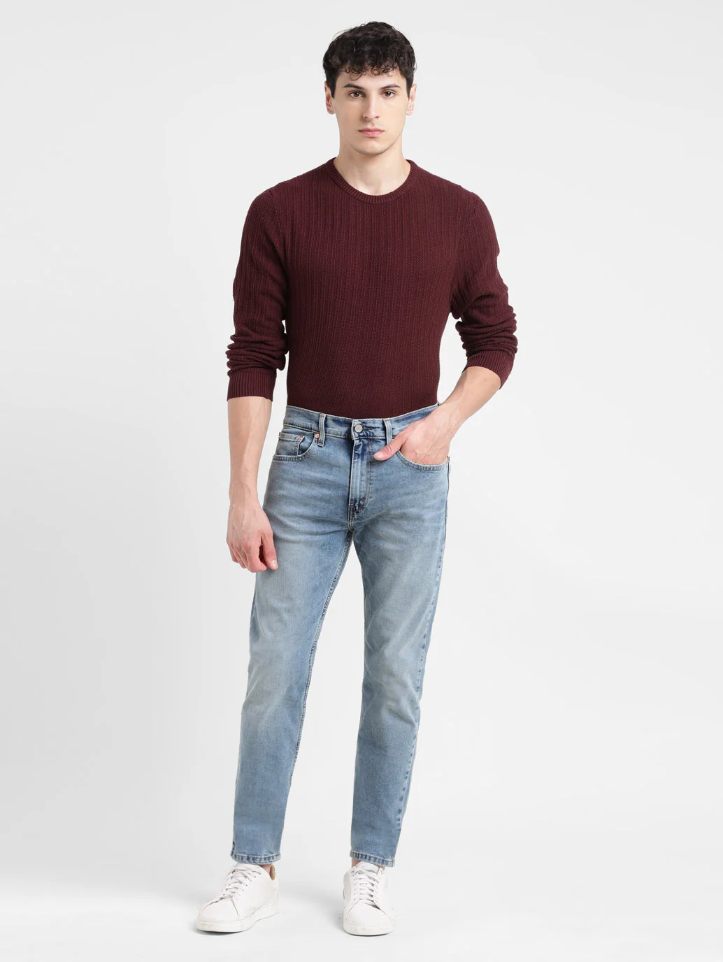 Men's 512 Indigo Slim Tapered Fit Mid Rise Jeans - Image 2