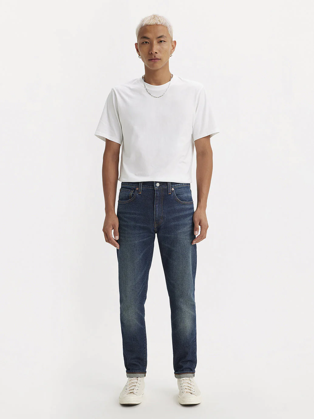 Men's 512 Blue Slim Tapered Fit Mid Rise Jeans
