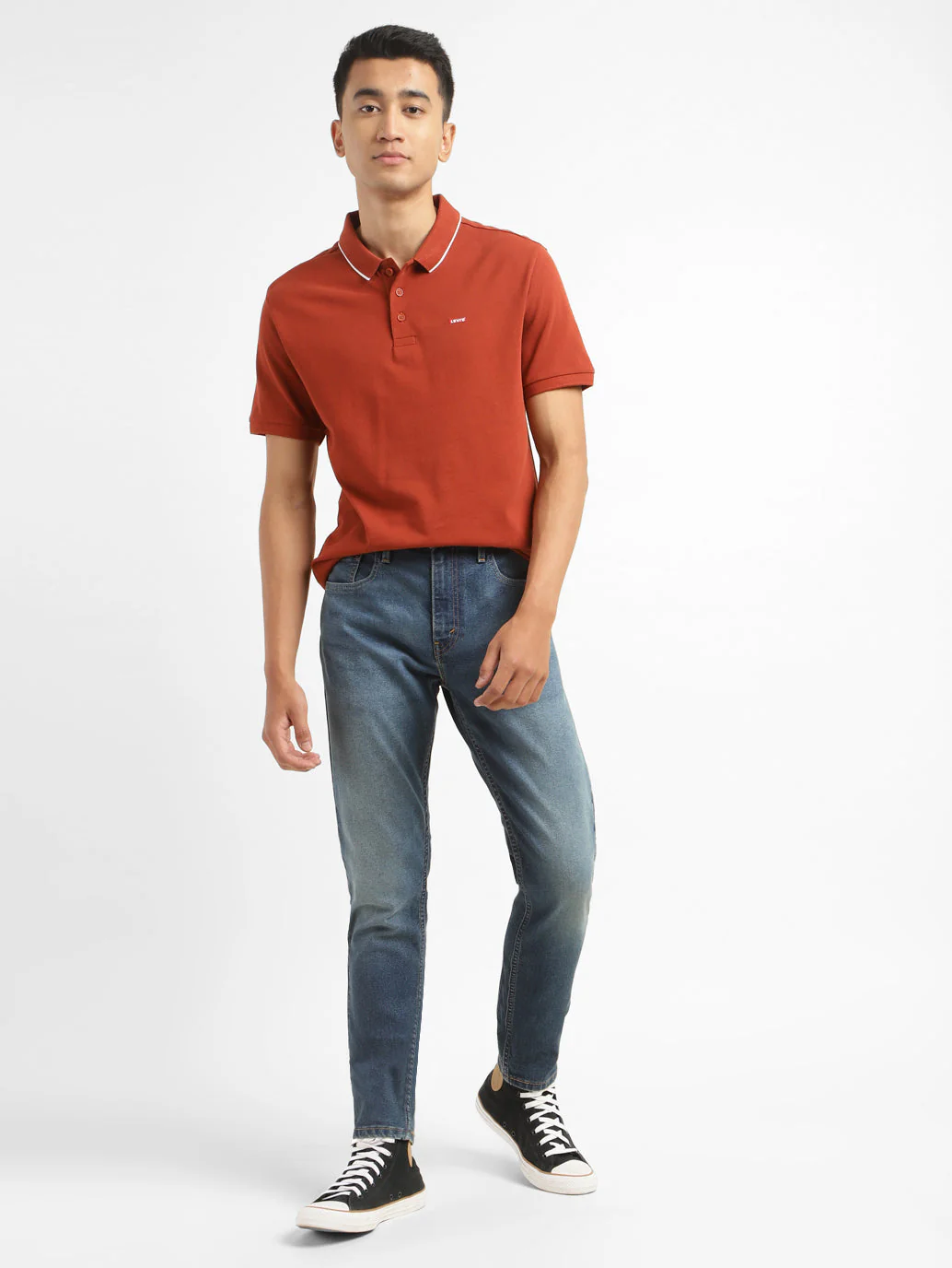 Men's 512 Blue Slim Tapered Fit Mid Rise Jeans - Image 2